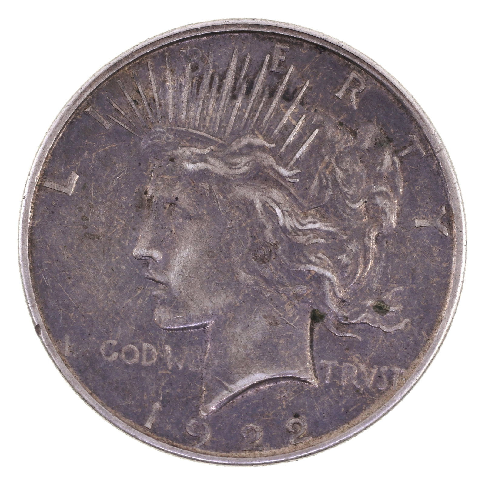 1922-D US SILVER PEACE DOLLAR COIN: 1922-D US SILVER PEACE DOLLAR COIN 1922-D United States .900 silver Peace $1 coin. IMPORTANT NOTE - PLEASE READ: OUR IN-HOUSE SHIPPING & INVOICING Shipping: LiveAuctioneers "LiveShipping" Is Unreasona