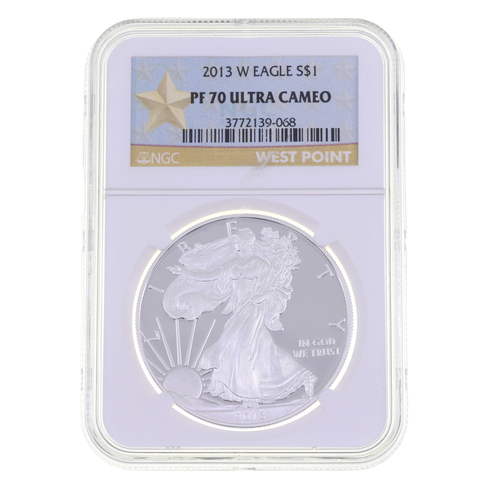 2013-W US SILVER EAGLE $1 COIN NGC PF70 ULTRA CAMEO (1 of 2)