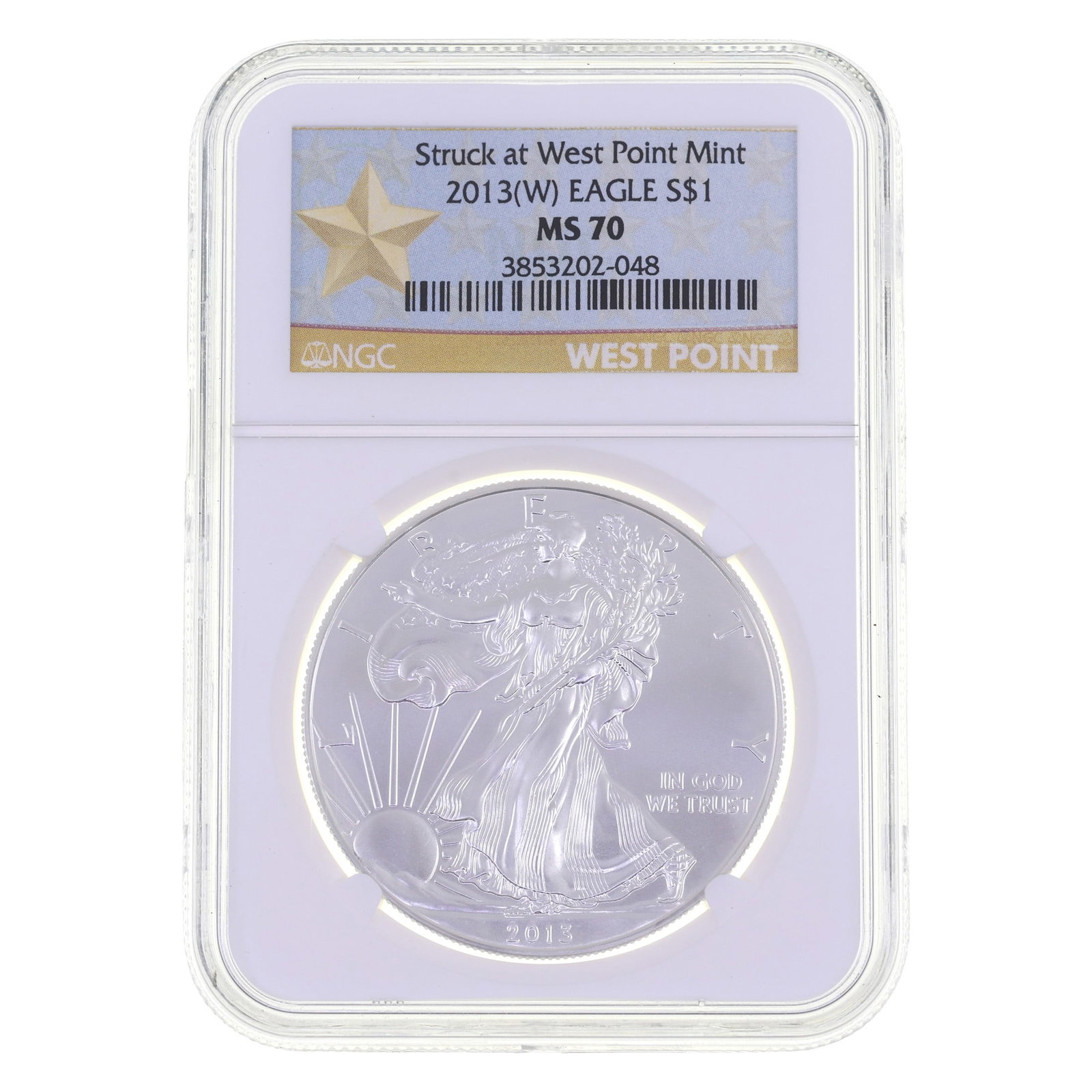 2013-W US .999 SILVER EAGLE COIN NGC MS 70 (1 of 2)