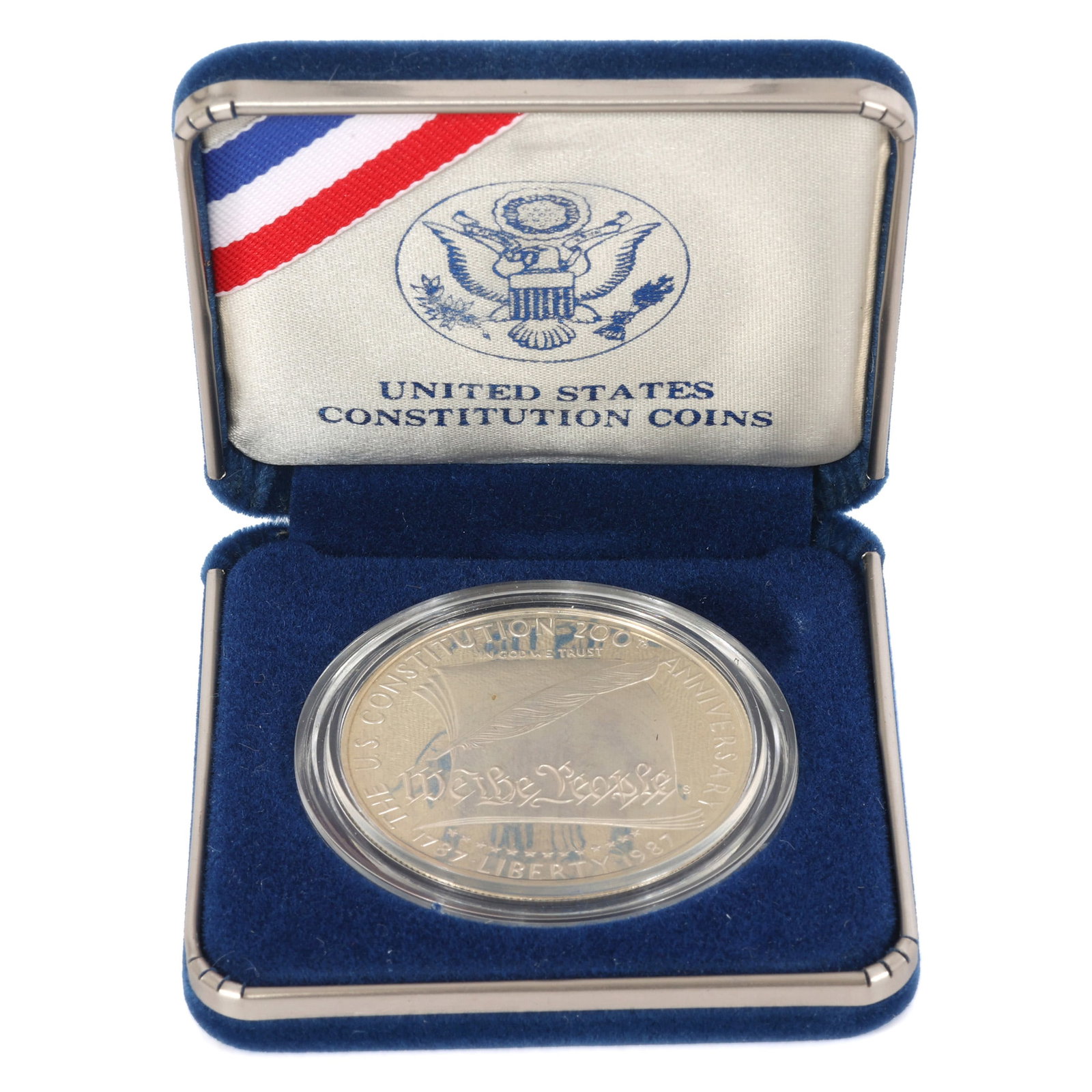 1987 US .900 SILVER CONSTITUTION COMMEMORATIVE $1 COIN (1 of 6)
