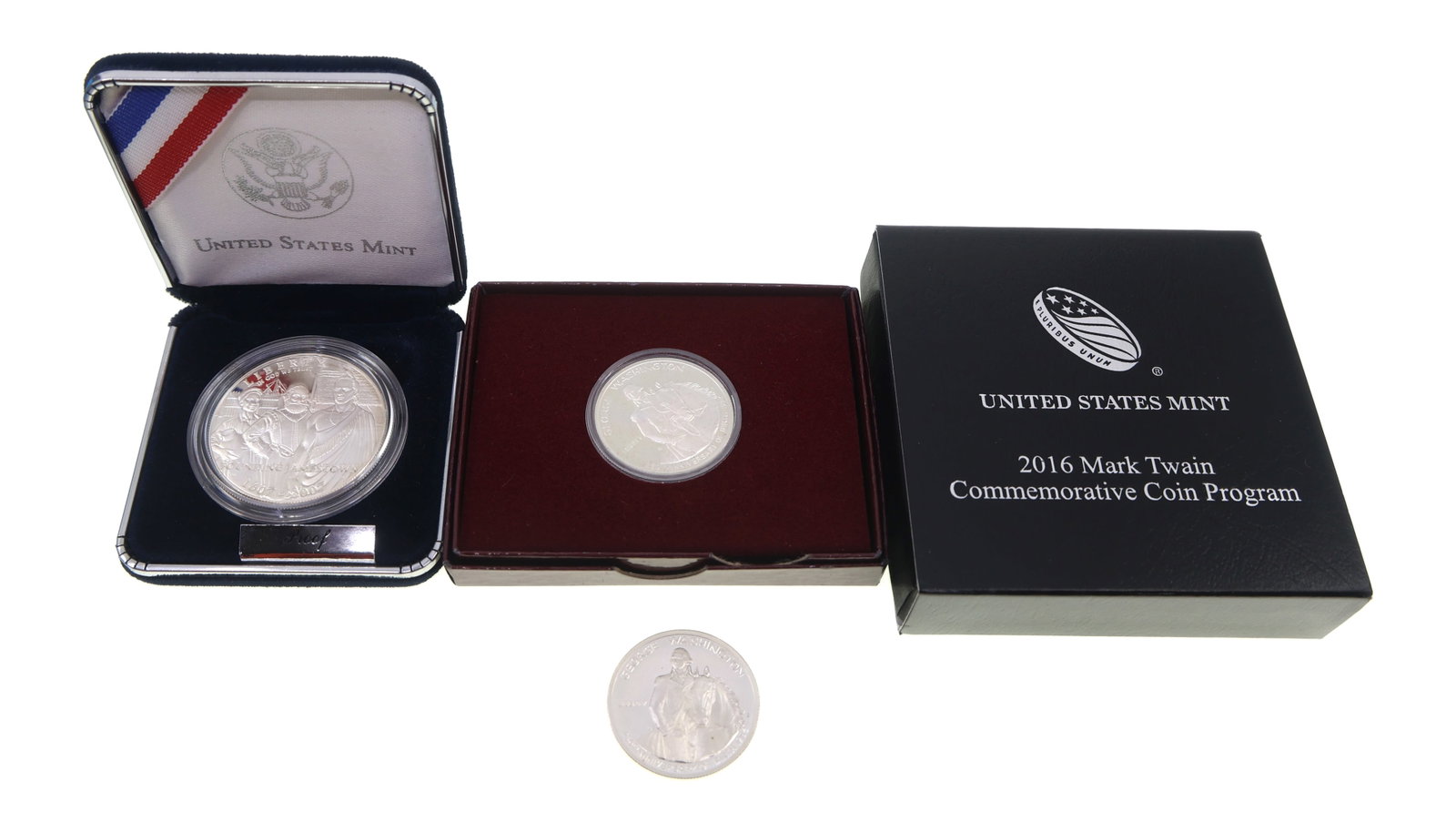 US COMMEMORATIVE .900 SILVER PROOF COINS (1 of 13)
