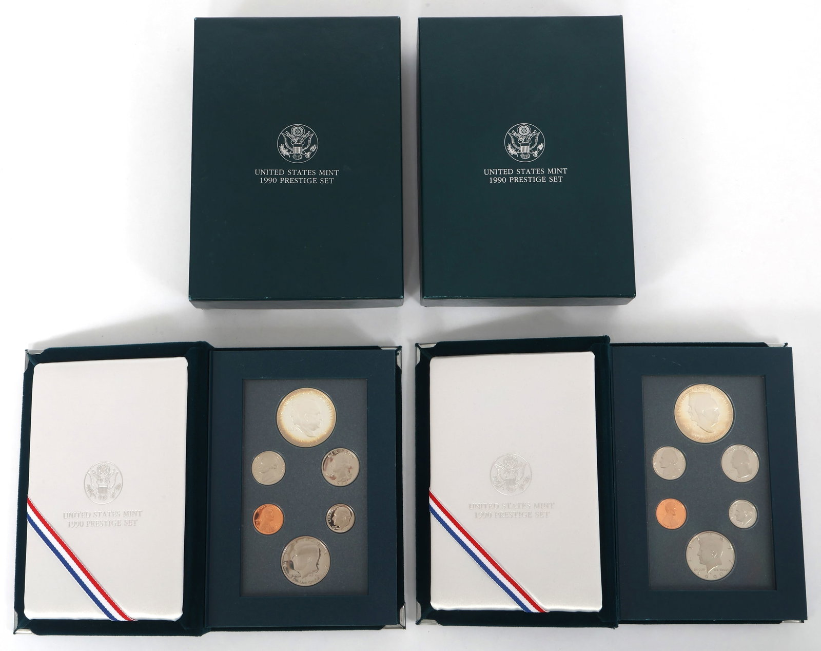 1990 US EISENHOWER CENTENNIAL COIN PRESTIGE PROOF SETS (1 of 9)