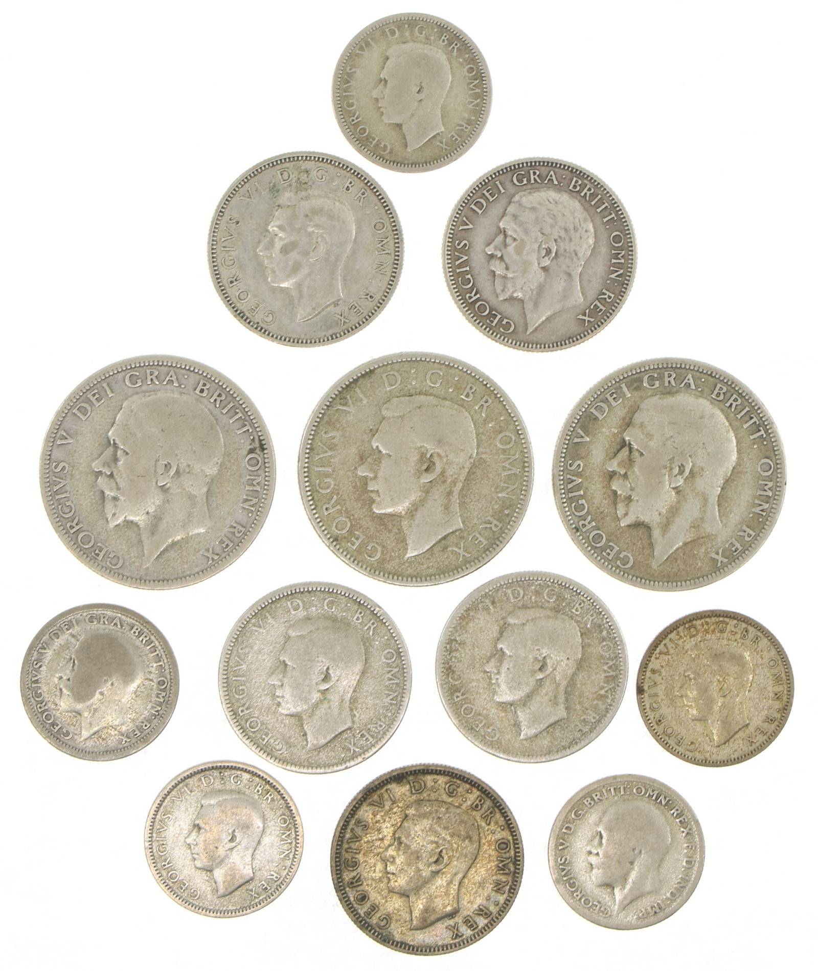 FOREIGN .500 SILVER COINS (1 of 6)