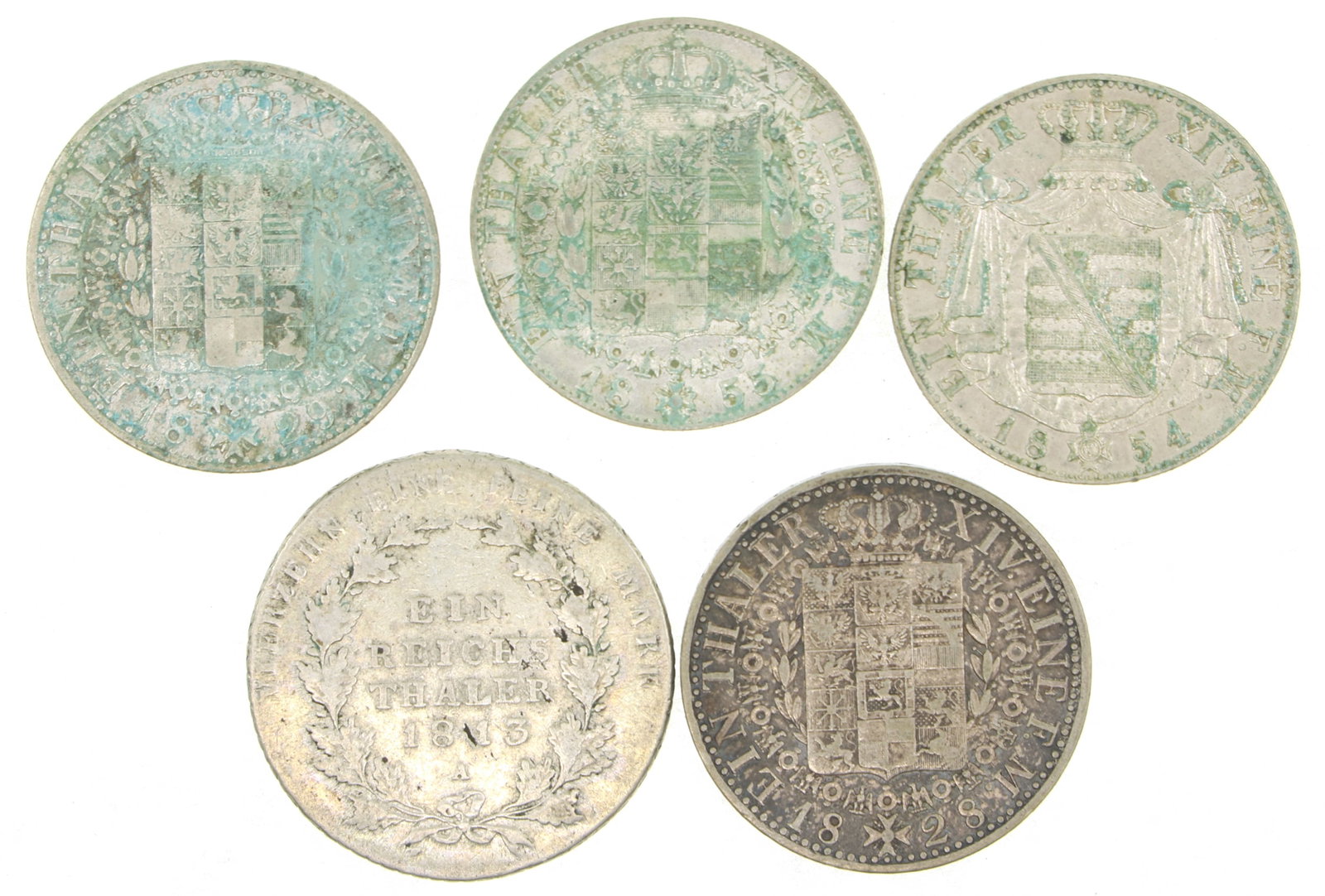 PRUSSIAN SILVER THALER .750 SILVER COINS - 2