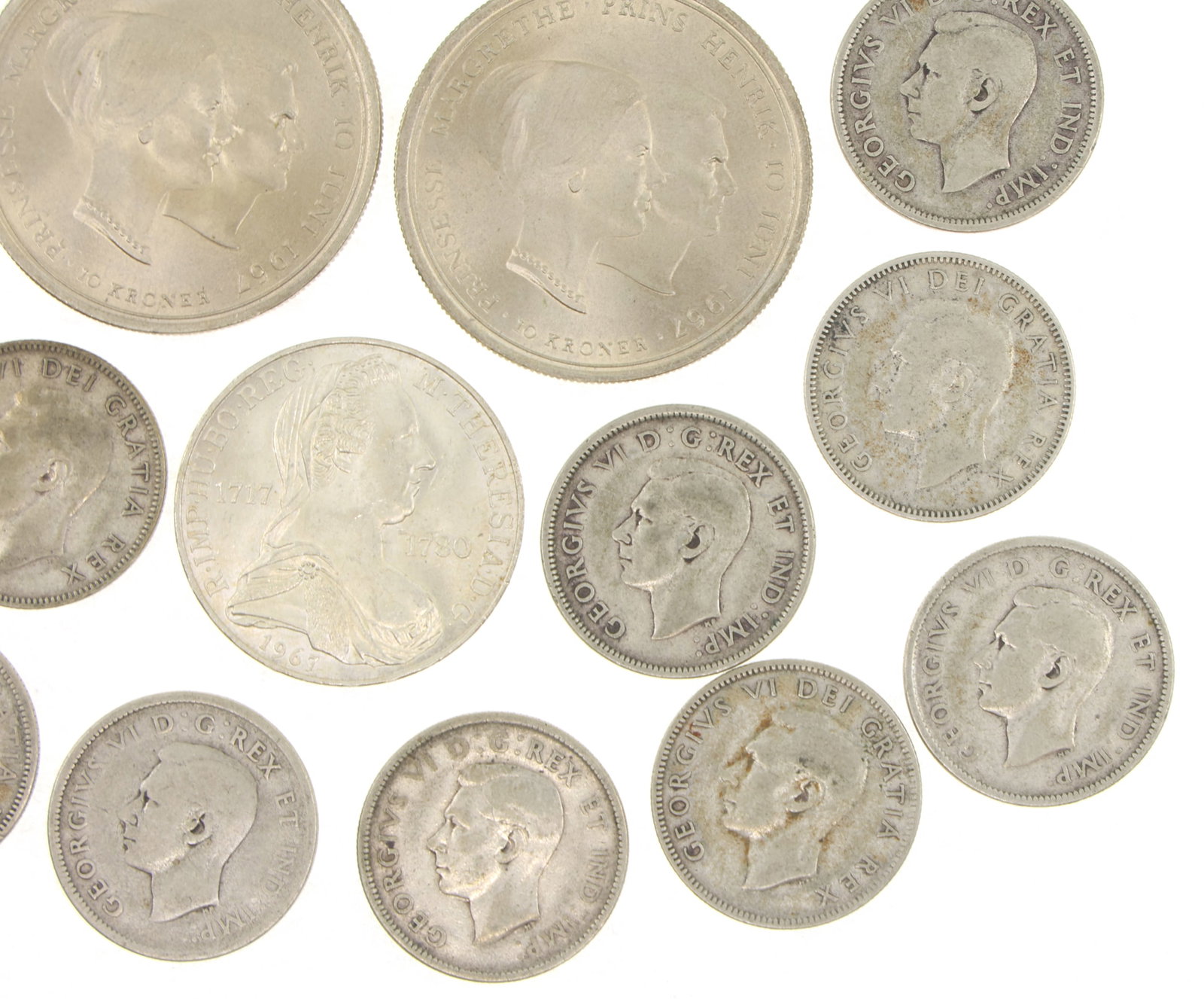 FOREIGN .800 SILVER COINS - 4