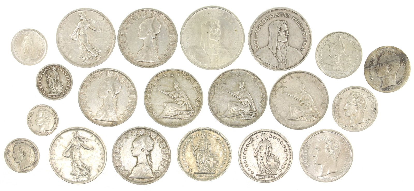 FOREIGN .835 SILVER COINS (1 of 8)