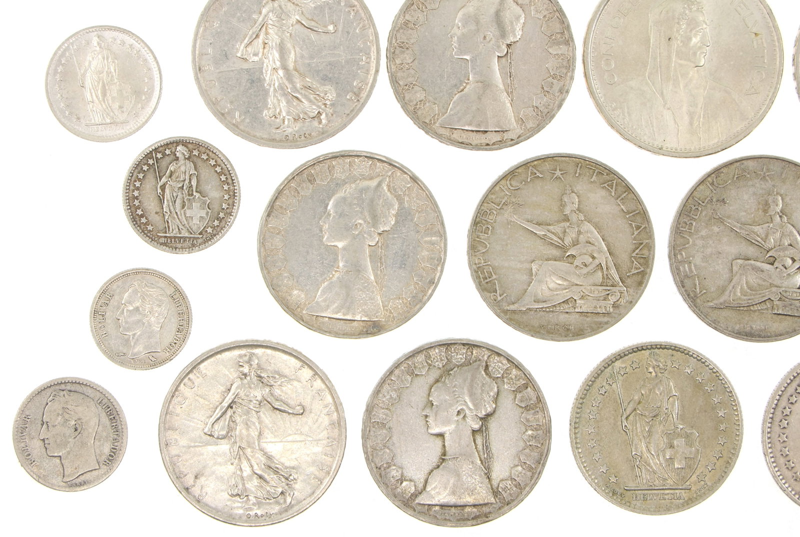 FOREIGN .835 SILVER COINS - 3