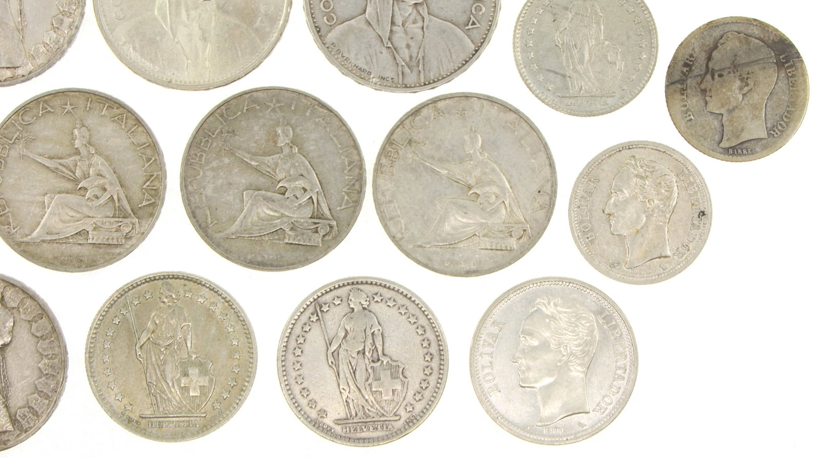 FOREIGN .835 SILVER COINS - 4