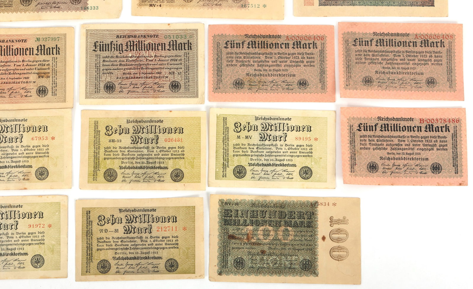 1908-1923 GERMAN BANKNOTES - 4