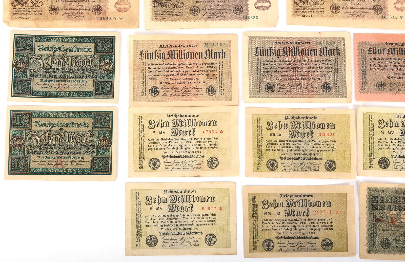 1908-1923 GERMAN BANKNOTES - 5