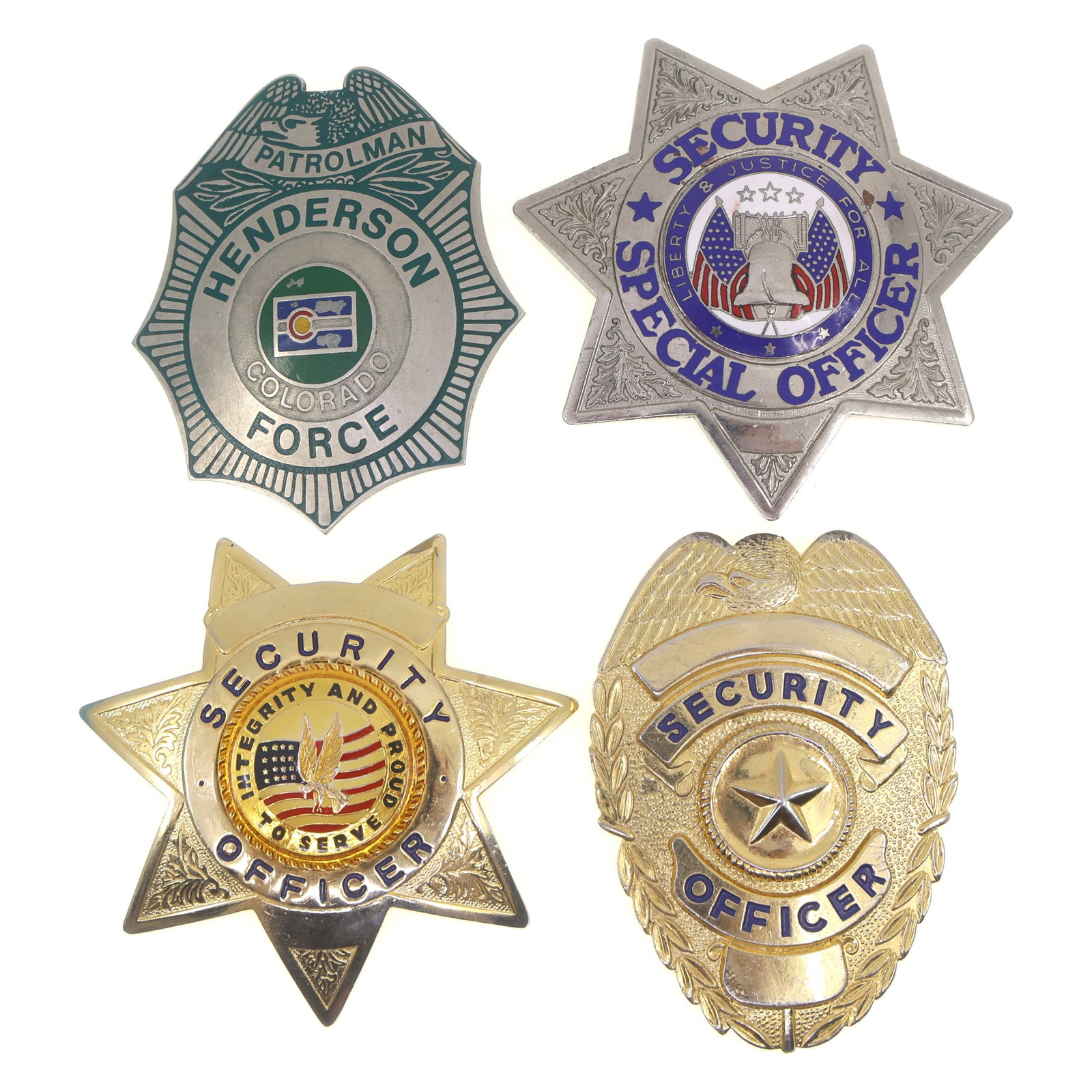 OBSOLETE SECURITY BADGES (1 of 9)