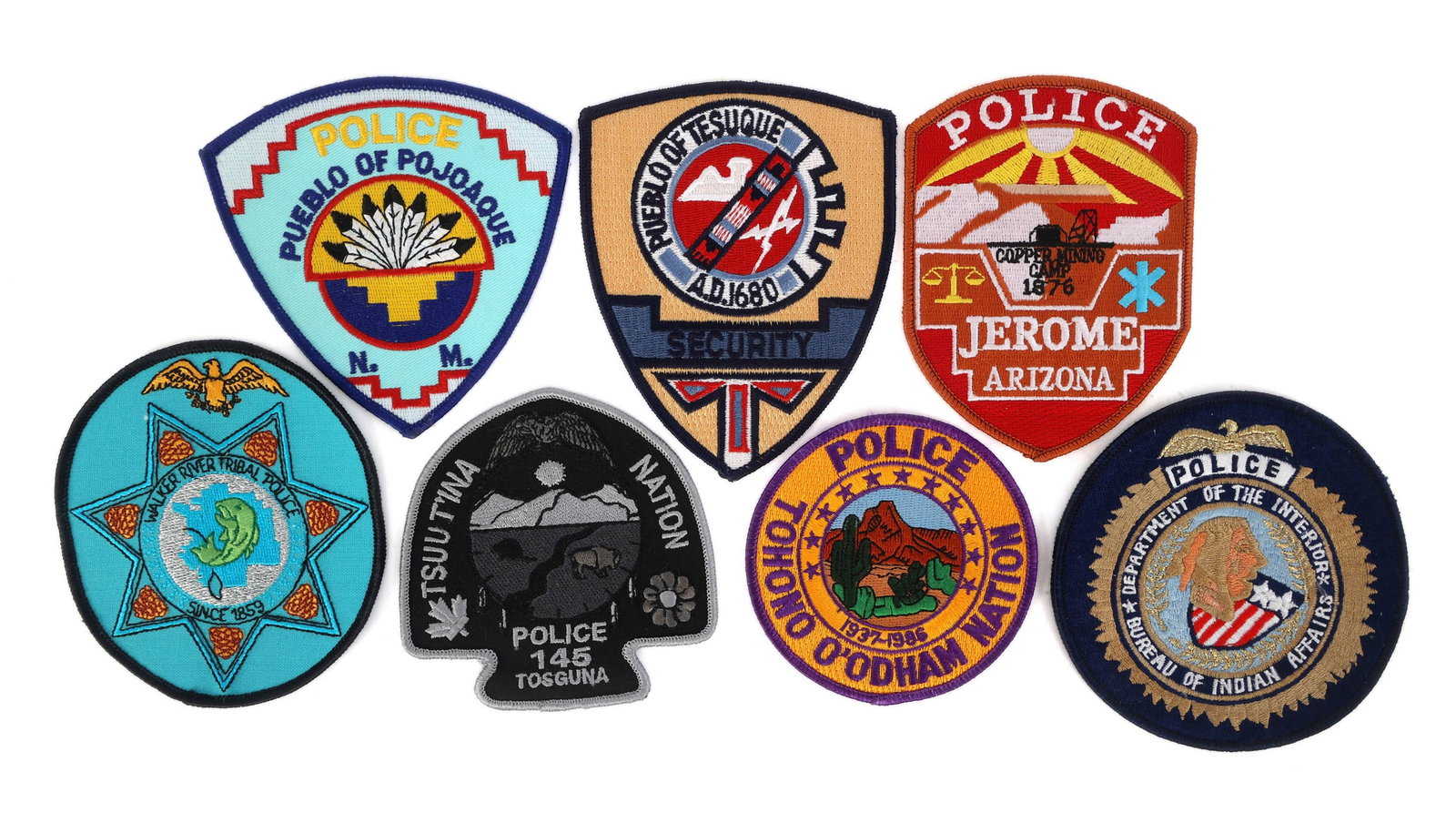 OBSOLETE TRIBAL LAW ENFORCEMENT PATCHES (1 of 9)