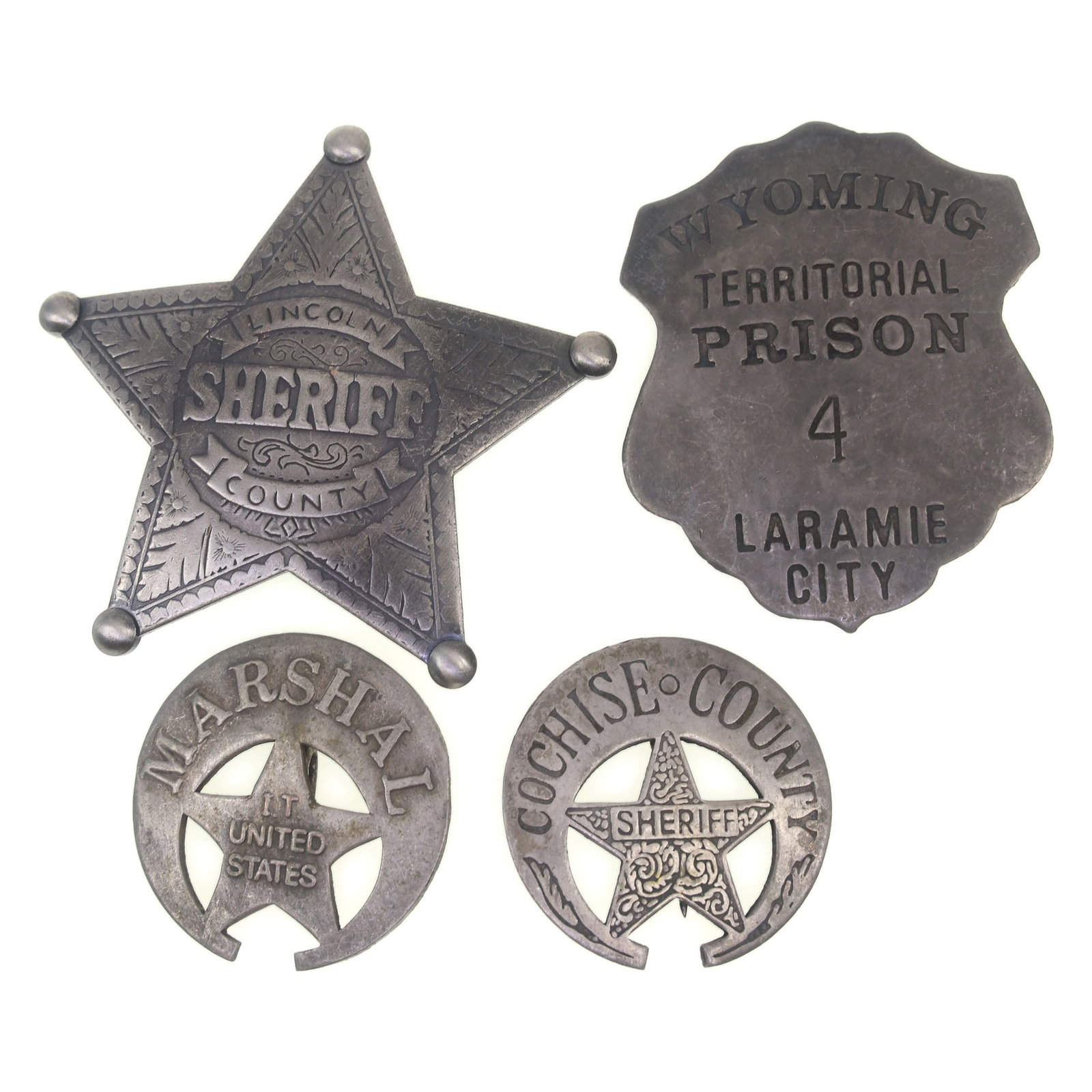 REPLICA WILD WEST LAW ENFORCEMENT BADGES (1 of 9)