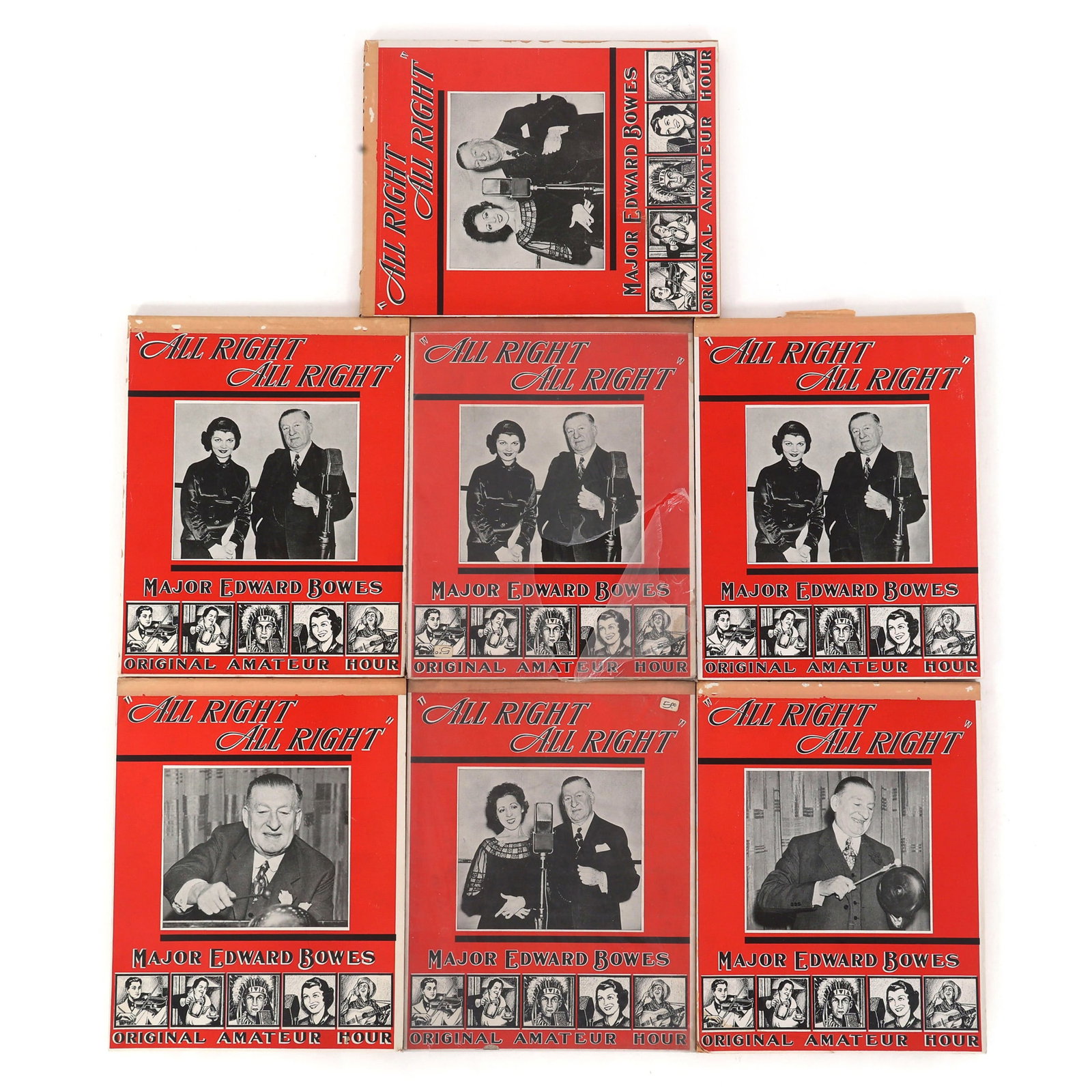 MAJOR BOWES AMATEUR HOUR "ALL RIGHT ALL RIGHT" NOTEPADS (1 of 16)