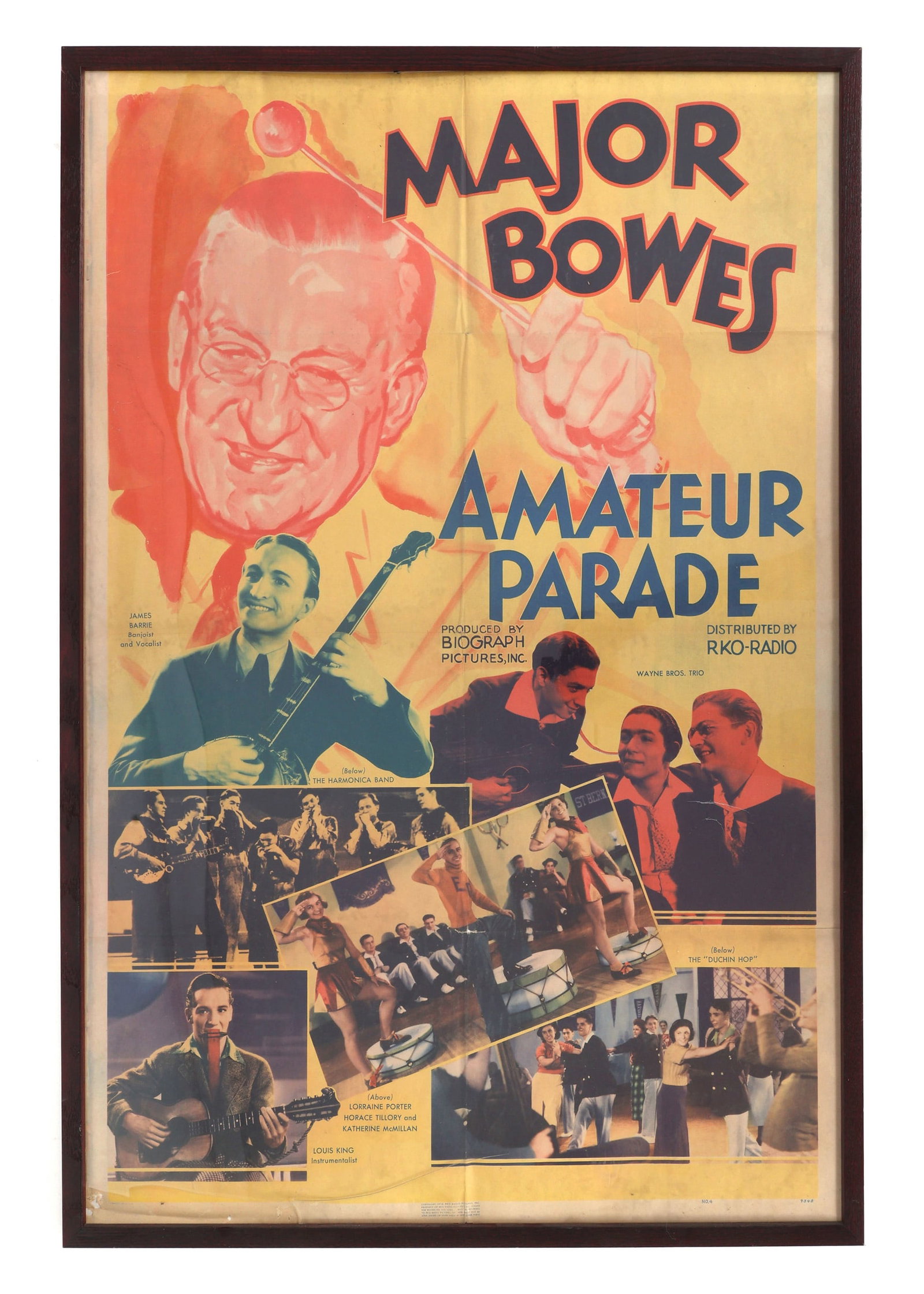 MAJOR BOWES AMATEUR HOUR PARADE POSTER (1 of 5)