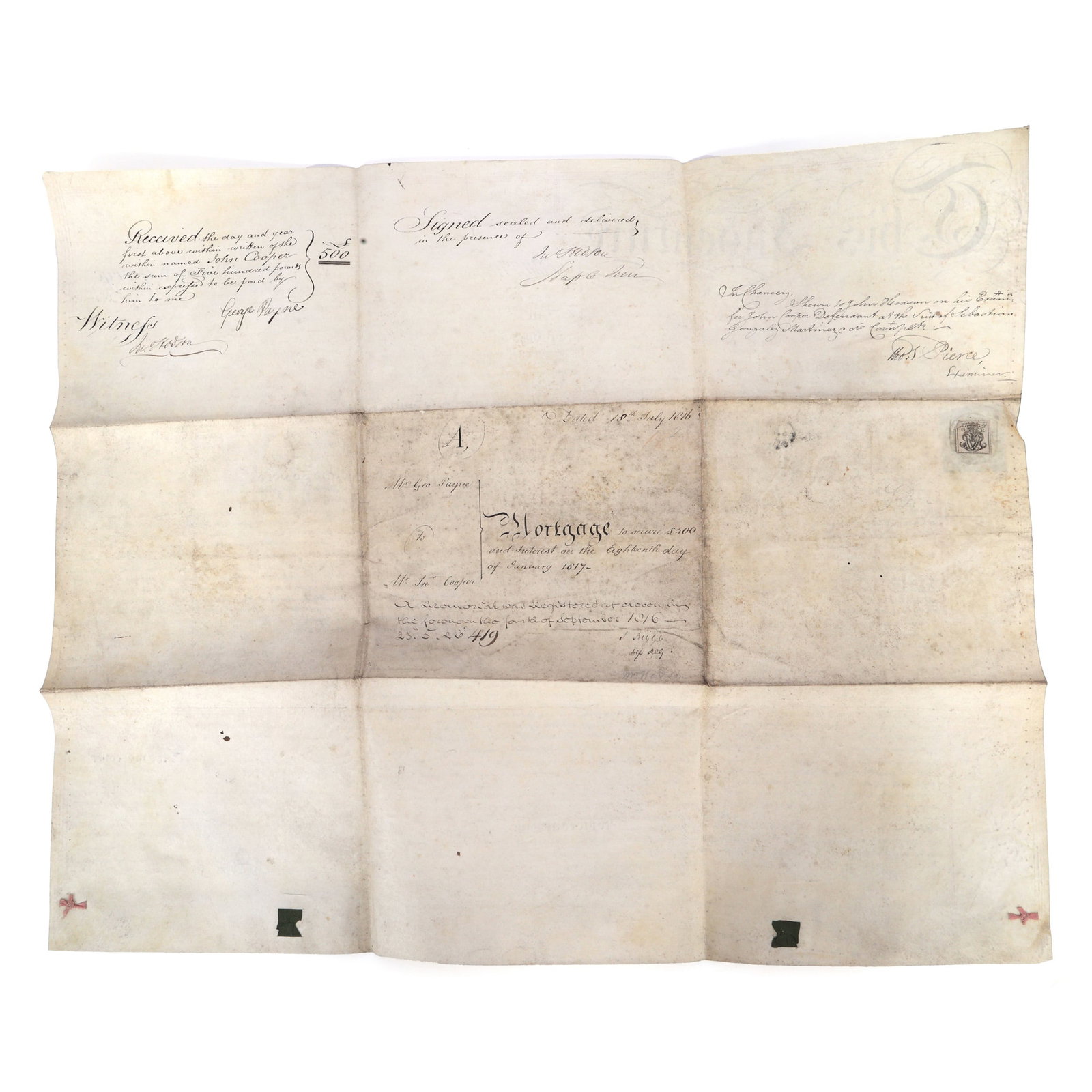 1816 BRITISH MORTGAGE DOCUMENT - 6
