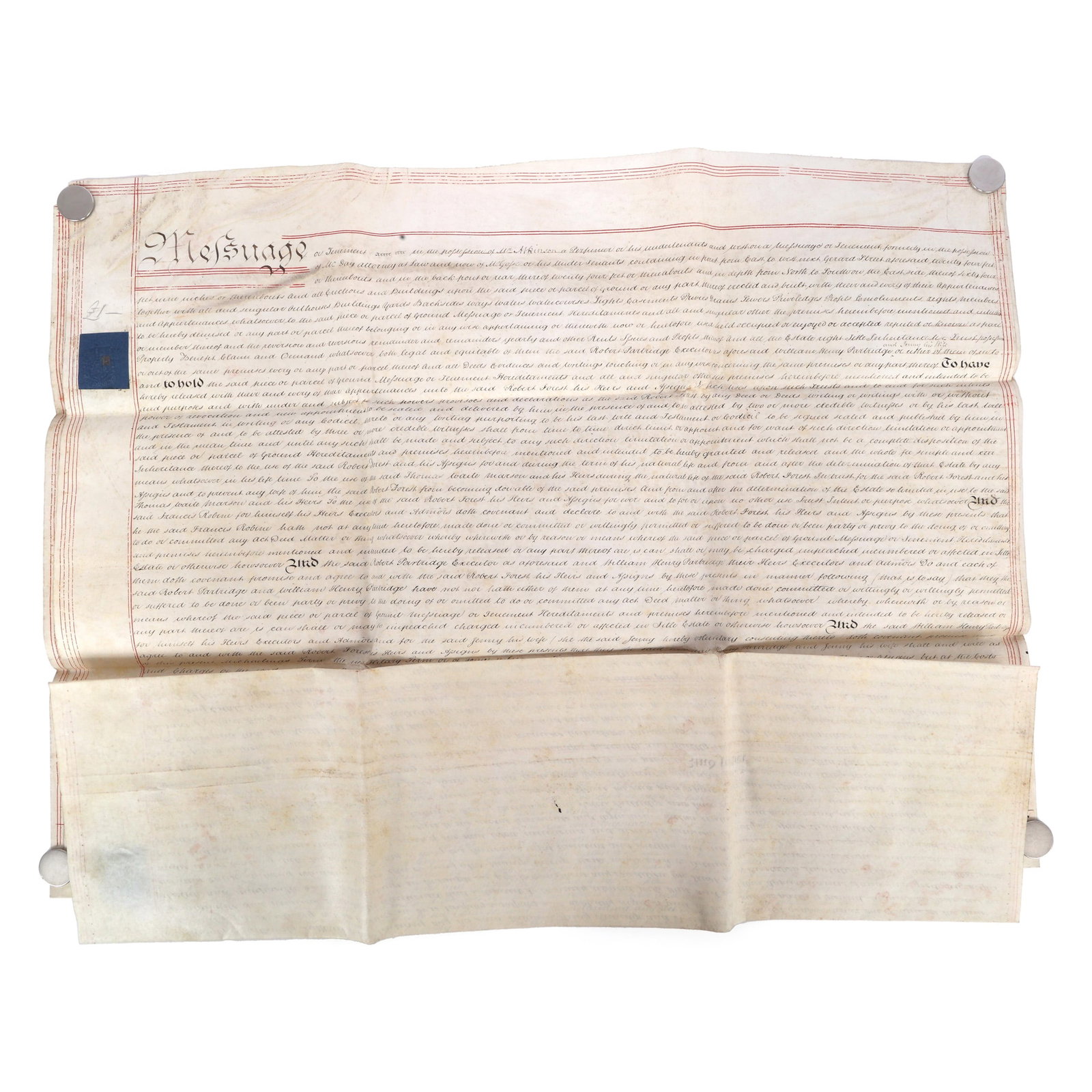 1820 BRITISH PARCEL RELEASE DOCUMENT - 7