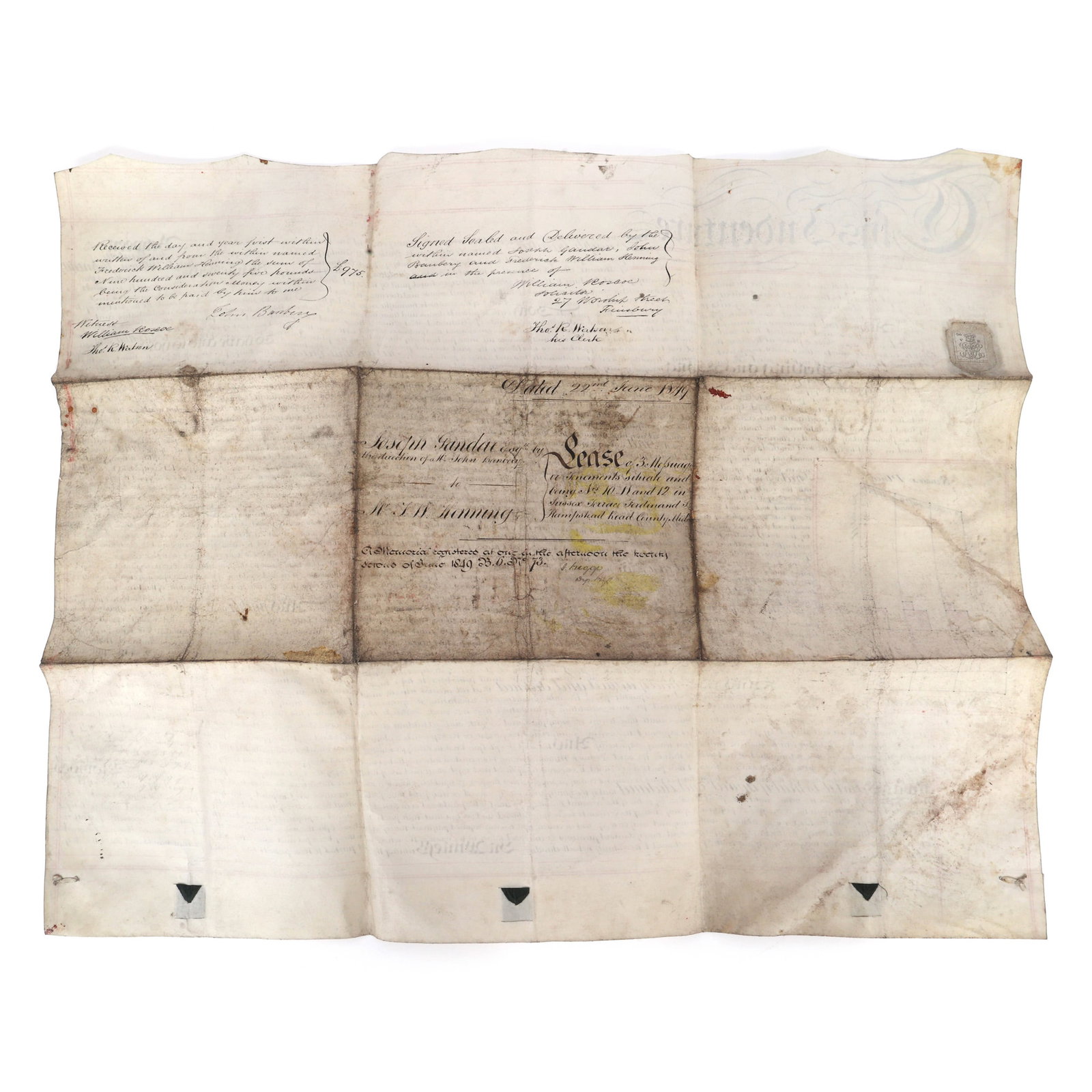 1849 BRITISH LEASE DOCUMENT - 8