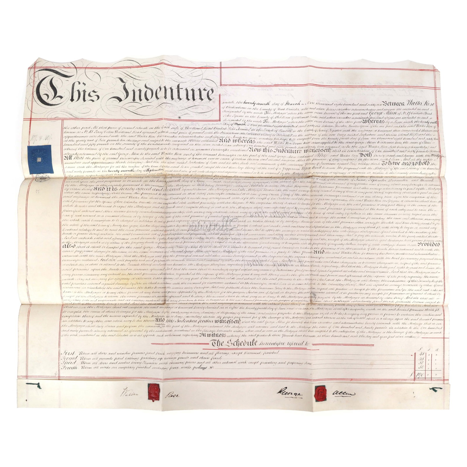 1866 BRITISH MORTGAGE DOCUMENT - 2