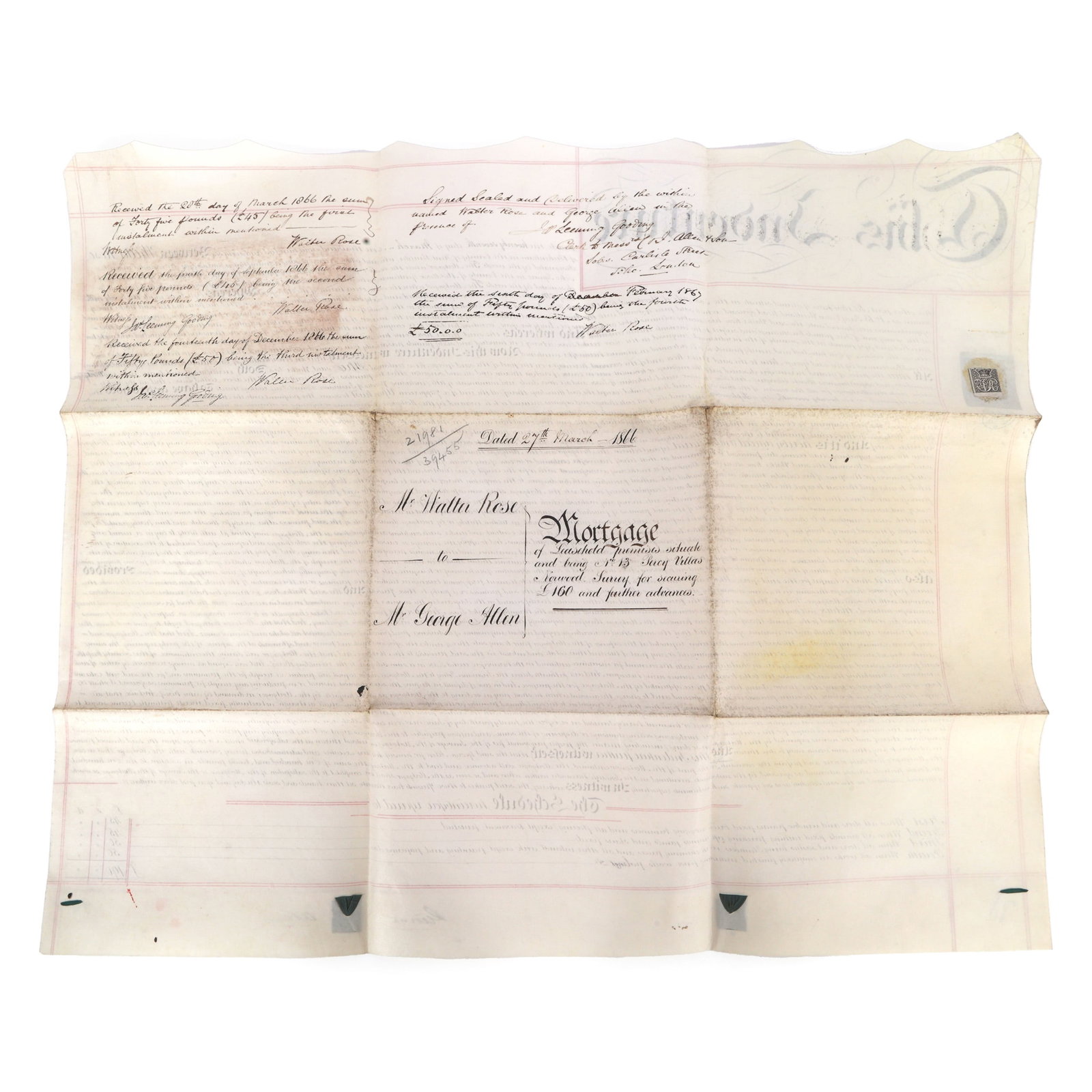 1866 BRITISH MORTGAGE DOCUMENT - 6