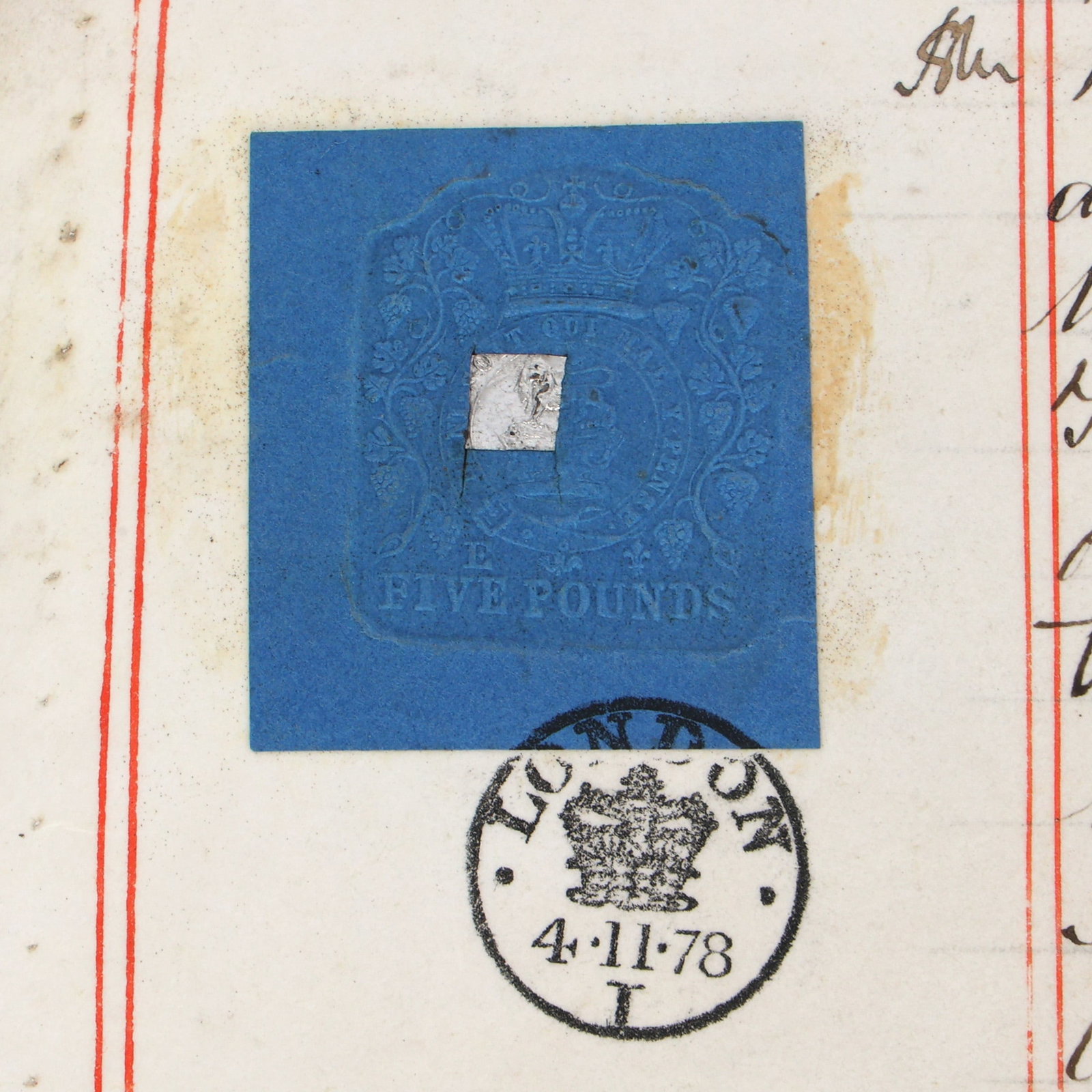 1878 BRITISH MORTGAGE DOCUMENT - 6
