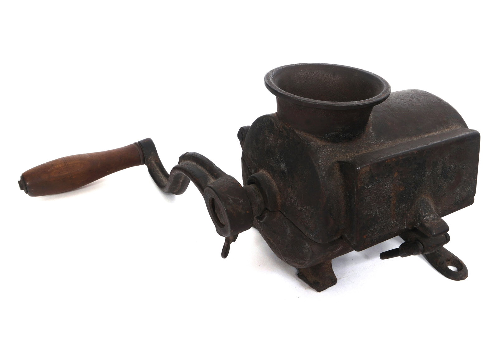 19TH C. CAST IRON TABLETOP TOBACCO GRINDER/SHREDDER (1 of 10)
