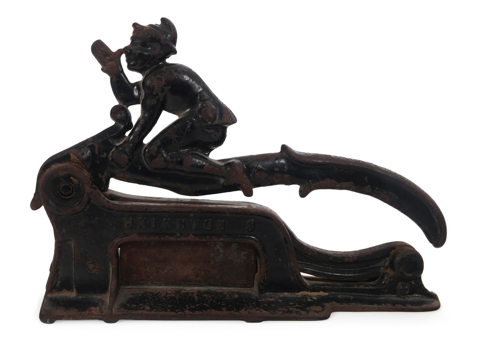 BRIGHTON 3 ELF CAST IRON TOBACCO CUTTER (1 of 9)