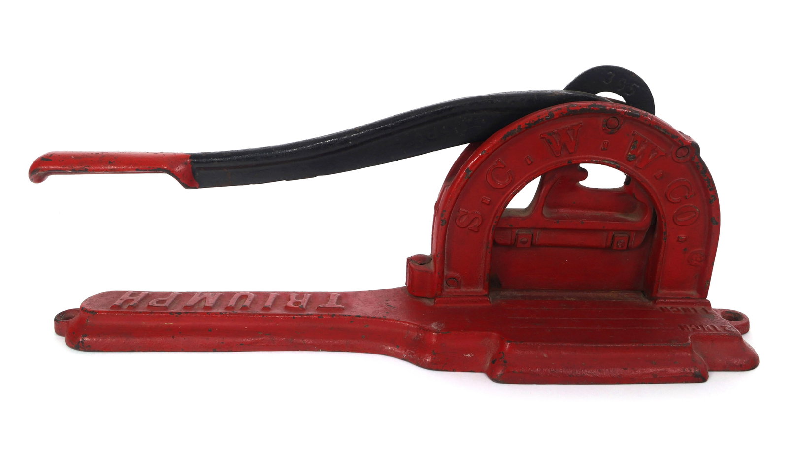 GRISWOLD SCWW CO. TRIUMPH CAST IRON TOBACCO CUTTER (1 of 9)