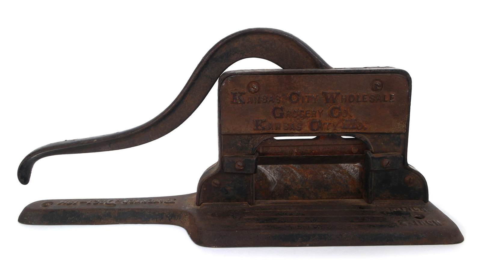 KANSAS CITY WHOLESALE GROCERY CO. TOBACCO CUTTER (1 of 9)