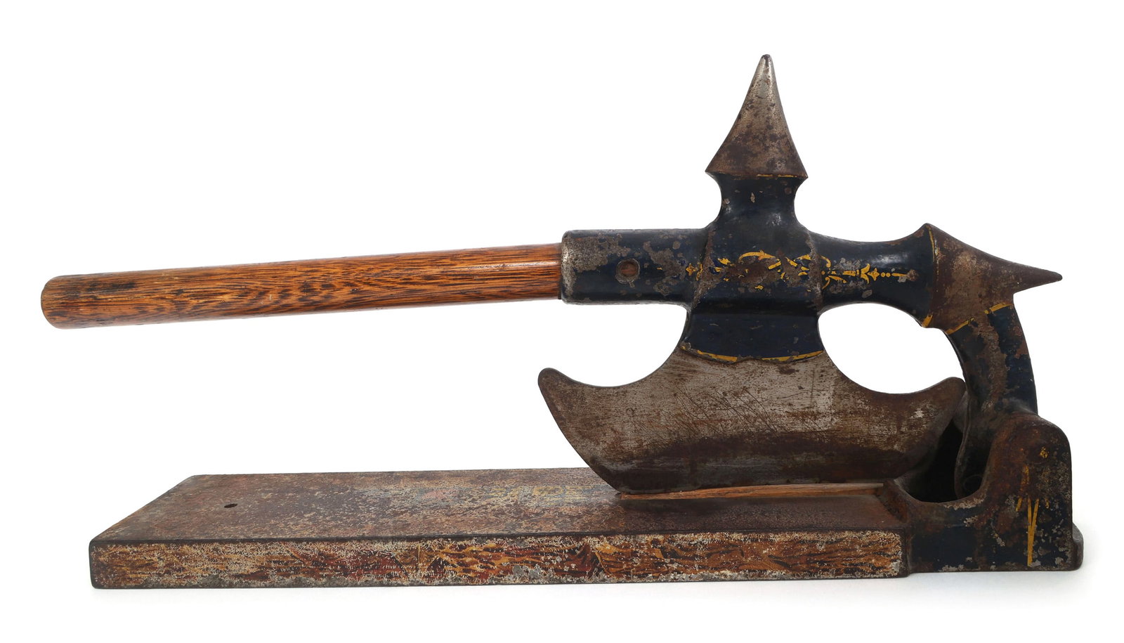 ROGERS IRON CO. BATTLE AXE PLUG TOBACCO CUTTER (1 of 9)