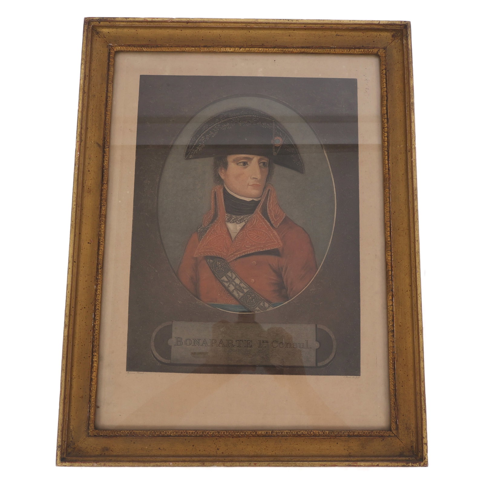 JB MORRET AFTER APPIANI NAPOLEON 1ST CONSUL LITHOGRAPH: JB MORRET AFTER APPIANI NAPOLEON 1ST CONSUL LITHOGRAPH Lithograph of Napoleon Bonaparte (1769-1821) as First Consul, after Italian painter Andrea Appiani 's (17