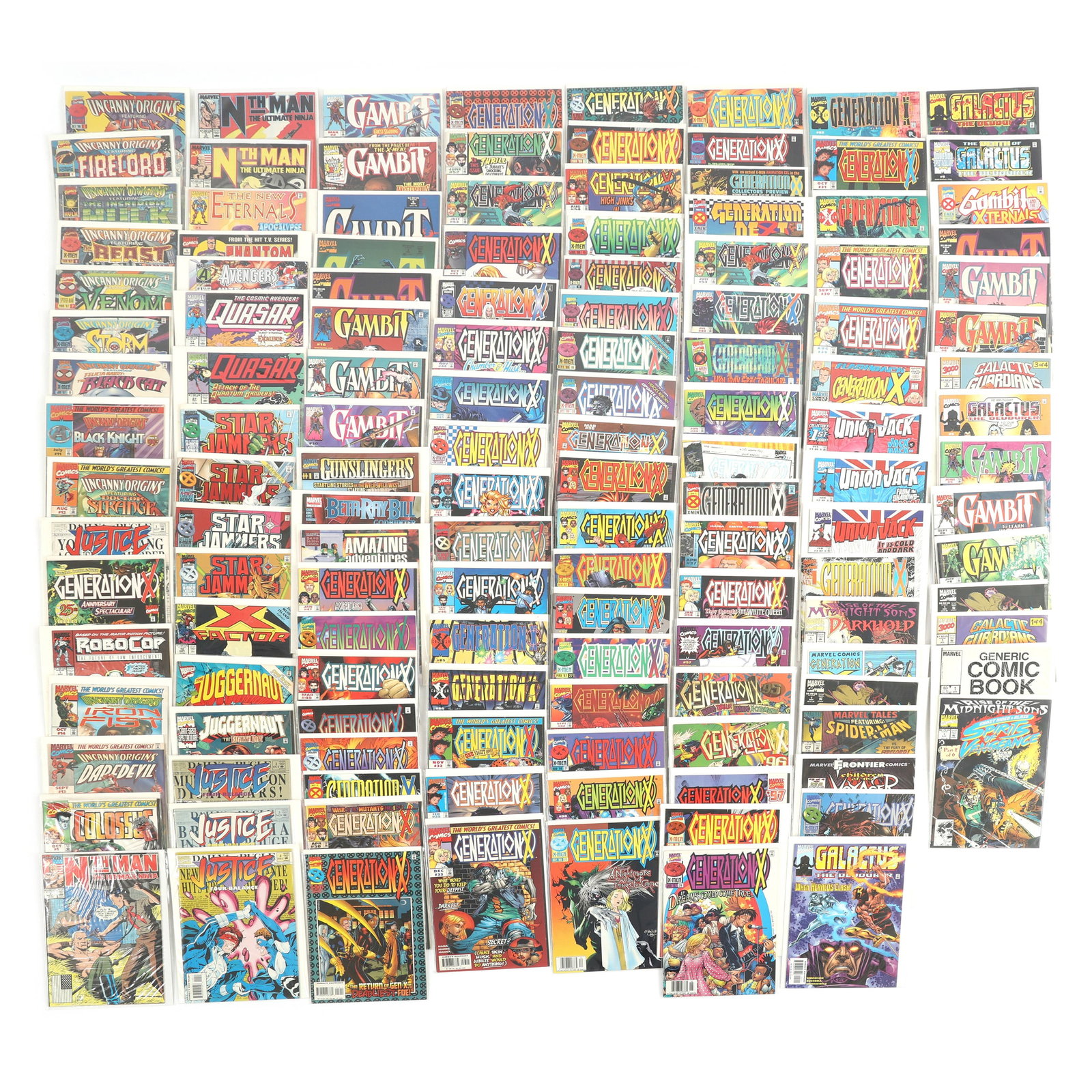 MARVEL COMIC BOOKS - GAMBIT, GENERATION X, STAR JAMMERS (1 of 4)