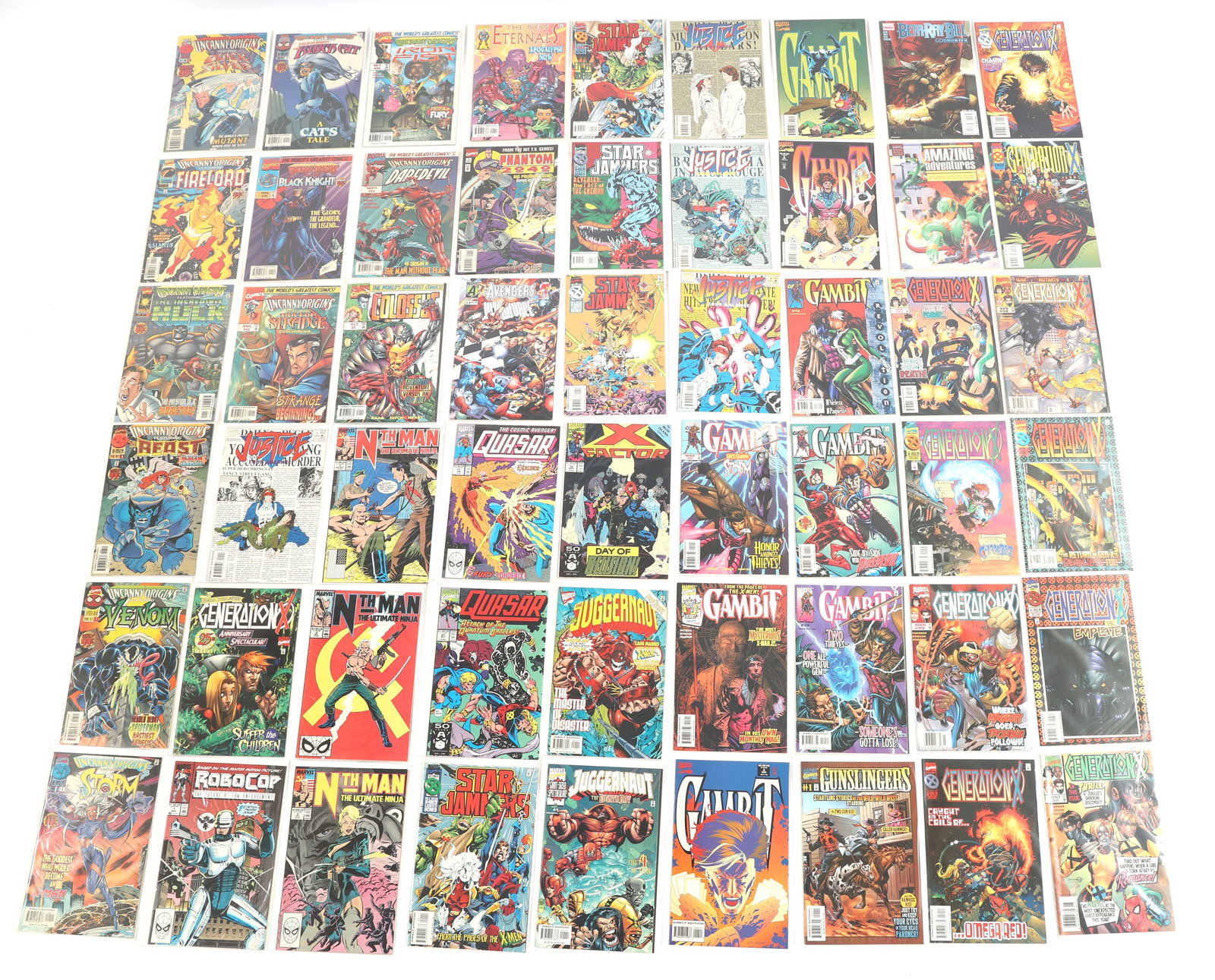 MARVEL COMIC BOOKS - GAMBIT, GENERATION X, STAR JAMMERS - 2
