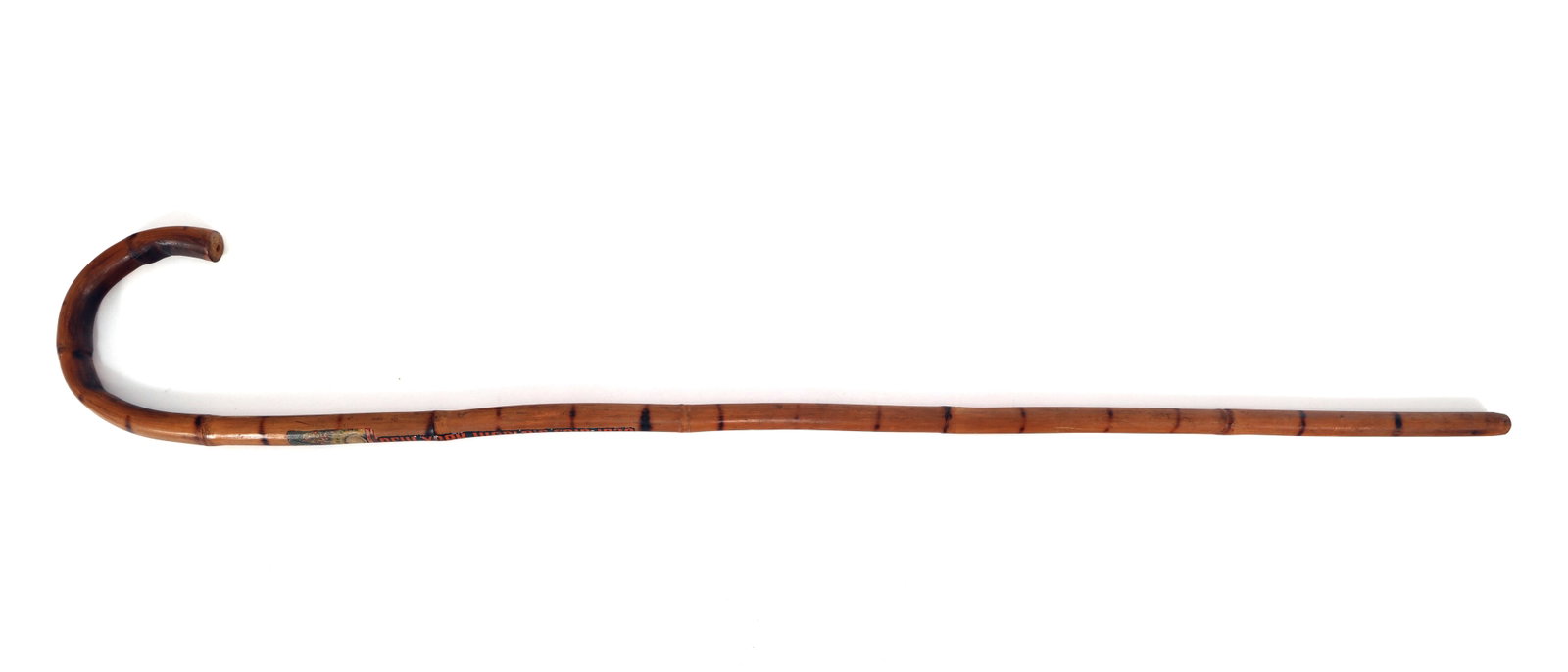 NEW YORK WORLD'S FAIR 1939 BAMBOO WALKING CANE: NEW YORK WORLD'S FAIR 1939 BAMBOO WALKING CANE 1939 New York World's Fair Bamboo Walking Cane. Size: 35" IMPORTANT NOTE - PLEASE READ: OUR IN-HOUSE SHIPPING & INVOICING Shipping: LiveAuctioneers