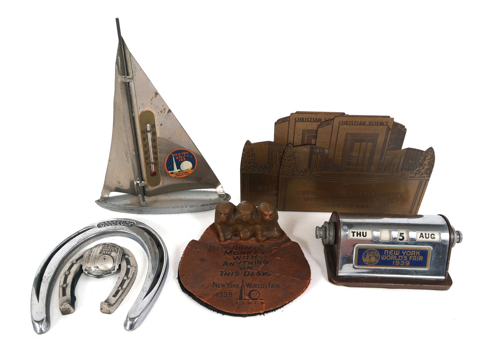 NEW YORK WORLD'S FAIR 1939 DESK & OFFICE SOUVENIRS (1 of 17)