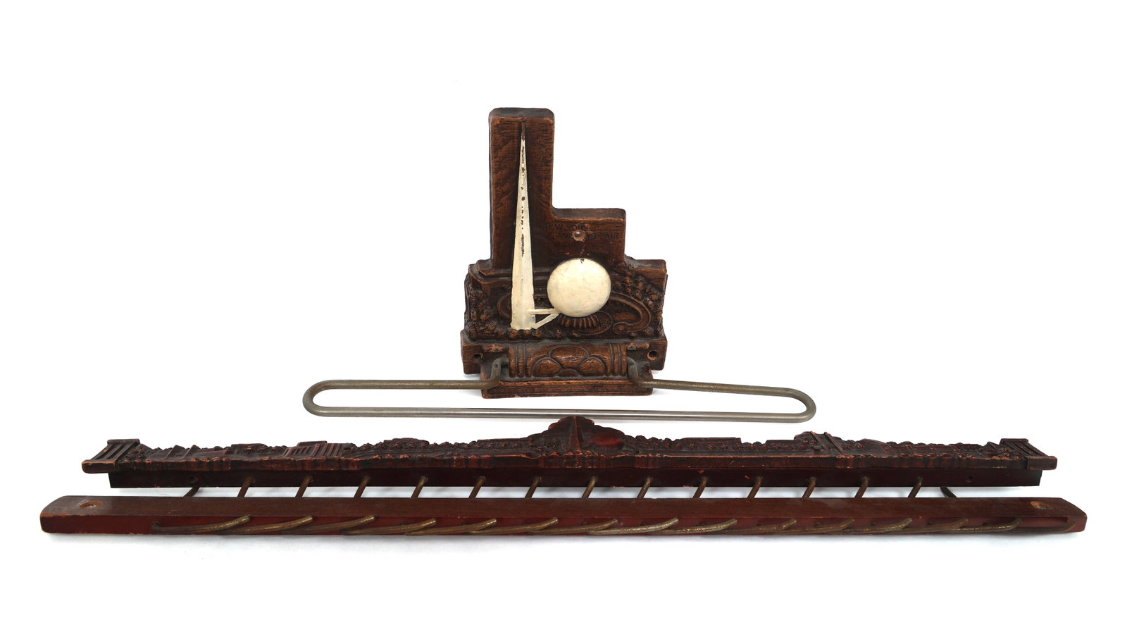 NEW YORK WORLD'S FAIR 1939 SYROCO WOOD WALL RACKS (1 of 6)