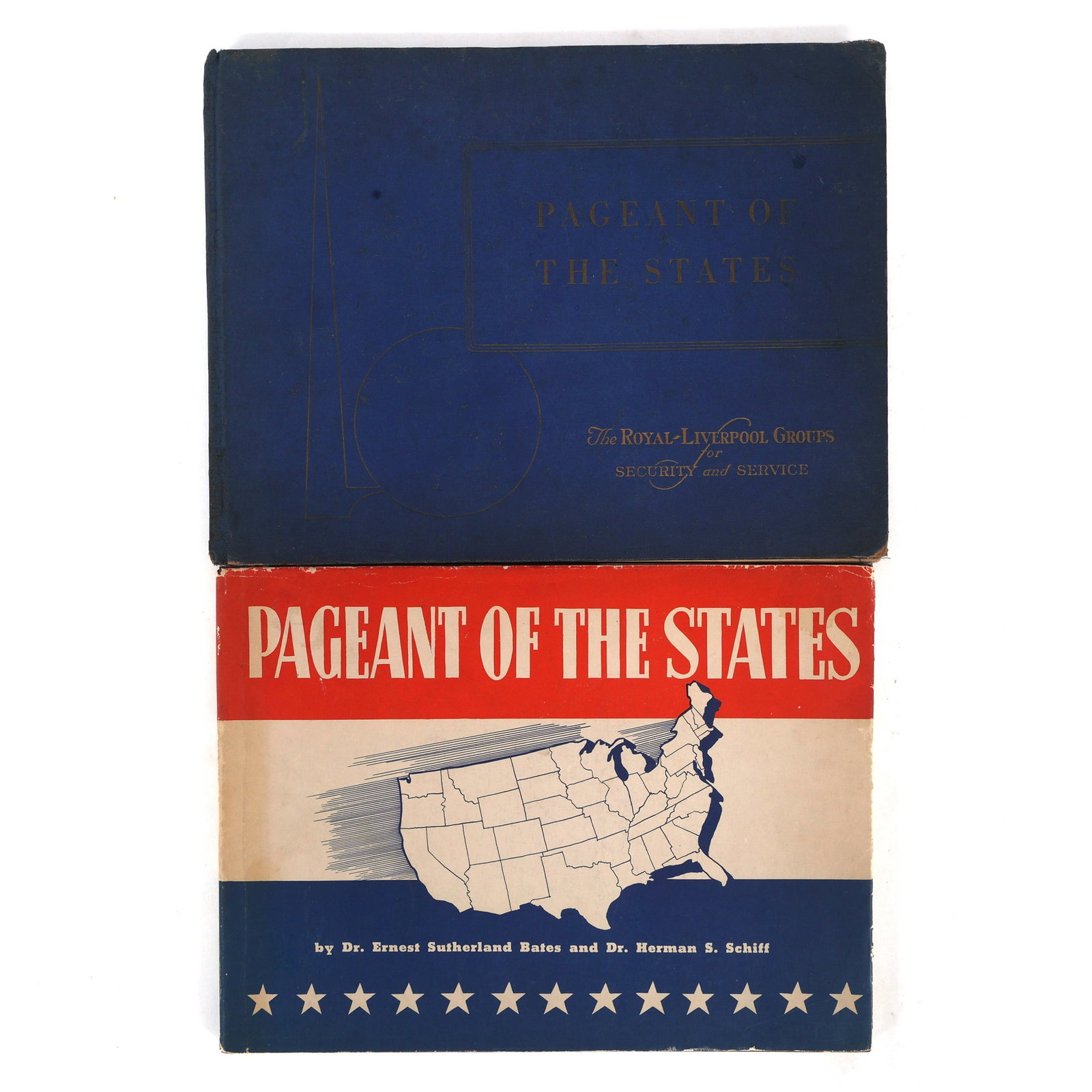 NY WORLD'S FAIR 1939 "PAGEANT OF THE STATES" BOOKS: NY WORLD'S FAIR 1939 "PAGEANT OF THE STATES" BOOKS 1939 New York World's Fair illustrated informational books: (2) Pageant of the States By Dr. Ernest Sutherland Bates and Dr. Herm