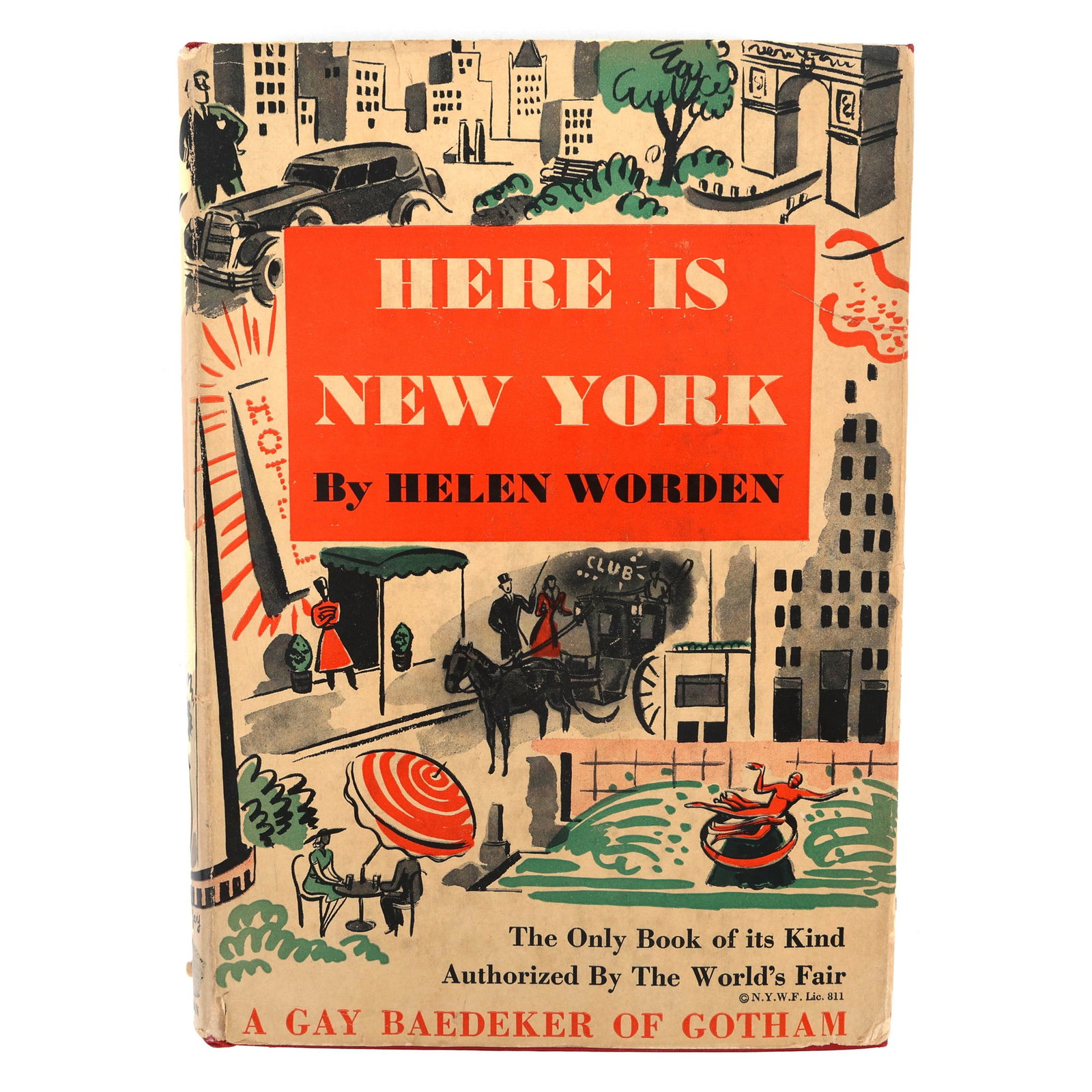 NY WORLD'S FAIR 1939 HERE IS NEW YORK BOOK BY H. WORDEN (1 of 5)