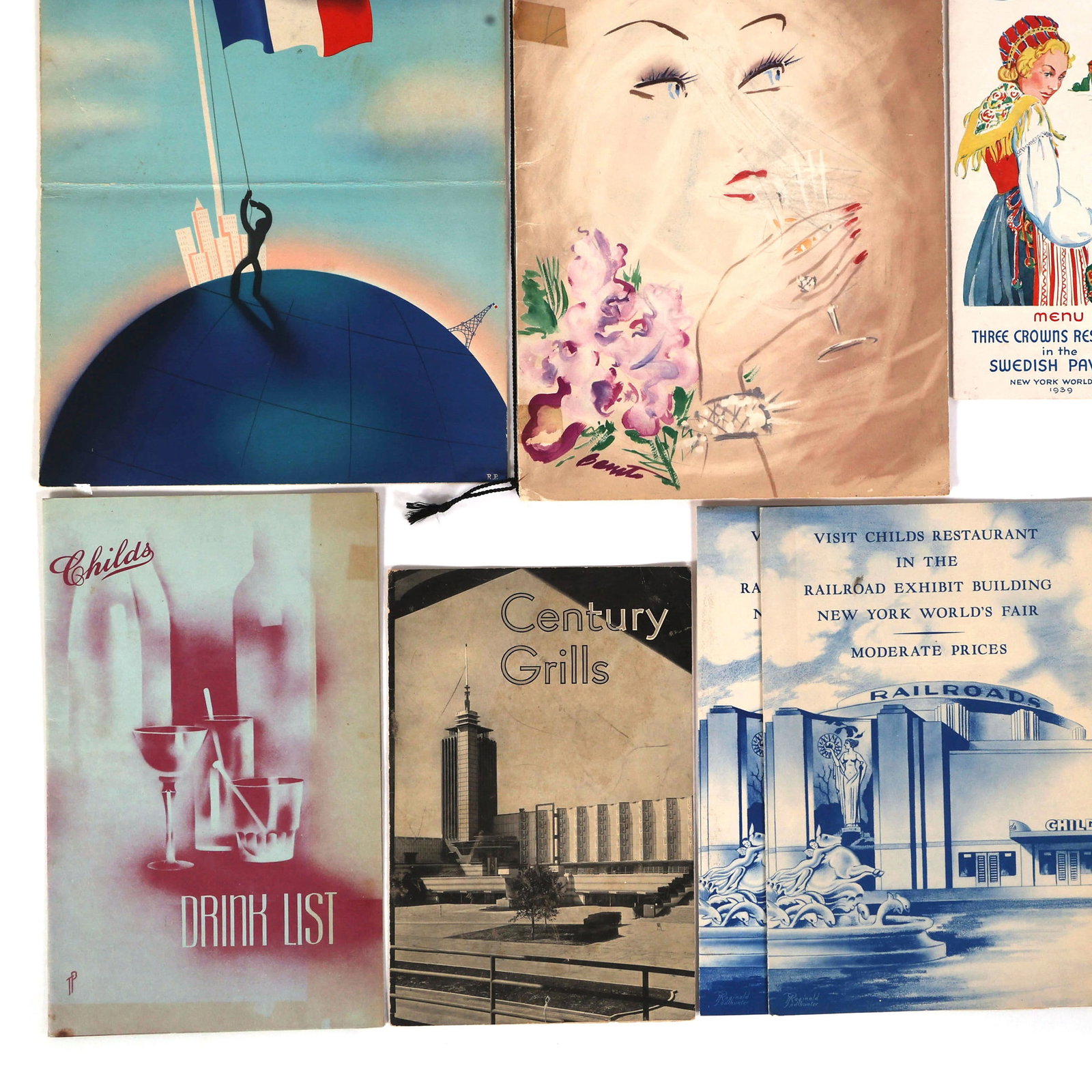 NEW YORK WORLD'S FAIR 1939 PARK RESTAURANT DINING MENUS (1 of 18)