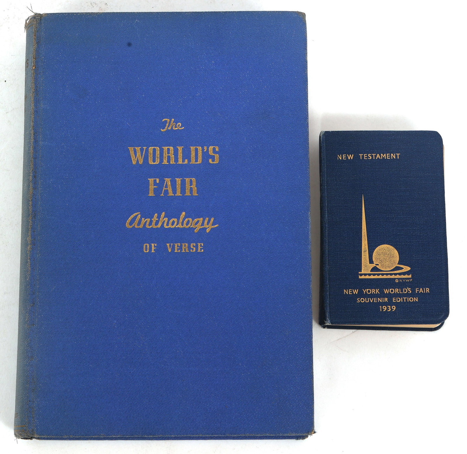 NY WORLD'S FAIR 1939 VERSE ANTHOLOGY & NEW TESTAMENT (1 of 5)