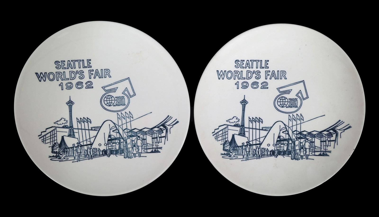 SEATTLE WORLD'S FAIR 1962 SOUVENIR PLATES (1 of 5)