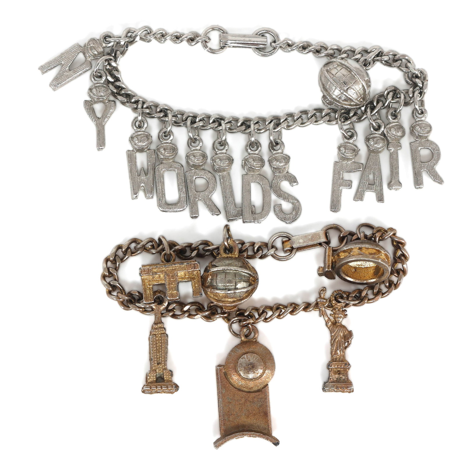 NEW YORK WORLD'S FAIR 1964 CHARM BRACELETS (1 of 3)