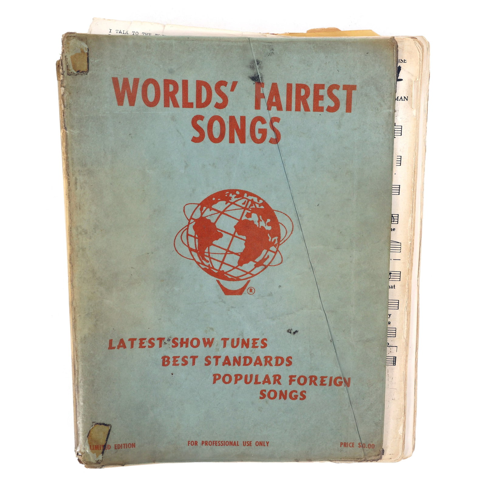 NEW YORK WORLD'S FAIR 1964 SHEET MUSIC COMPILATION (1 of 3)
