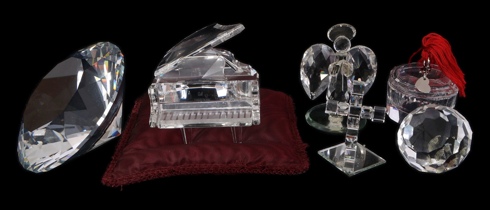 SWAROVSKI & OTHER CRYSTAL FIGURINES - LOT OF 6 (1 of 20)