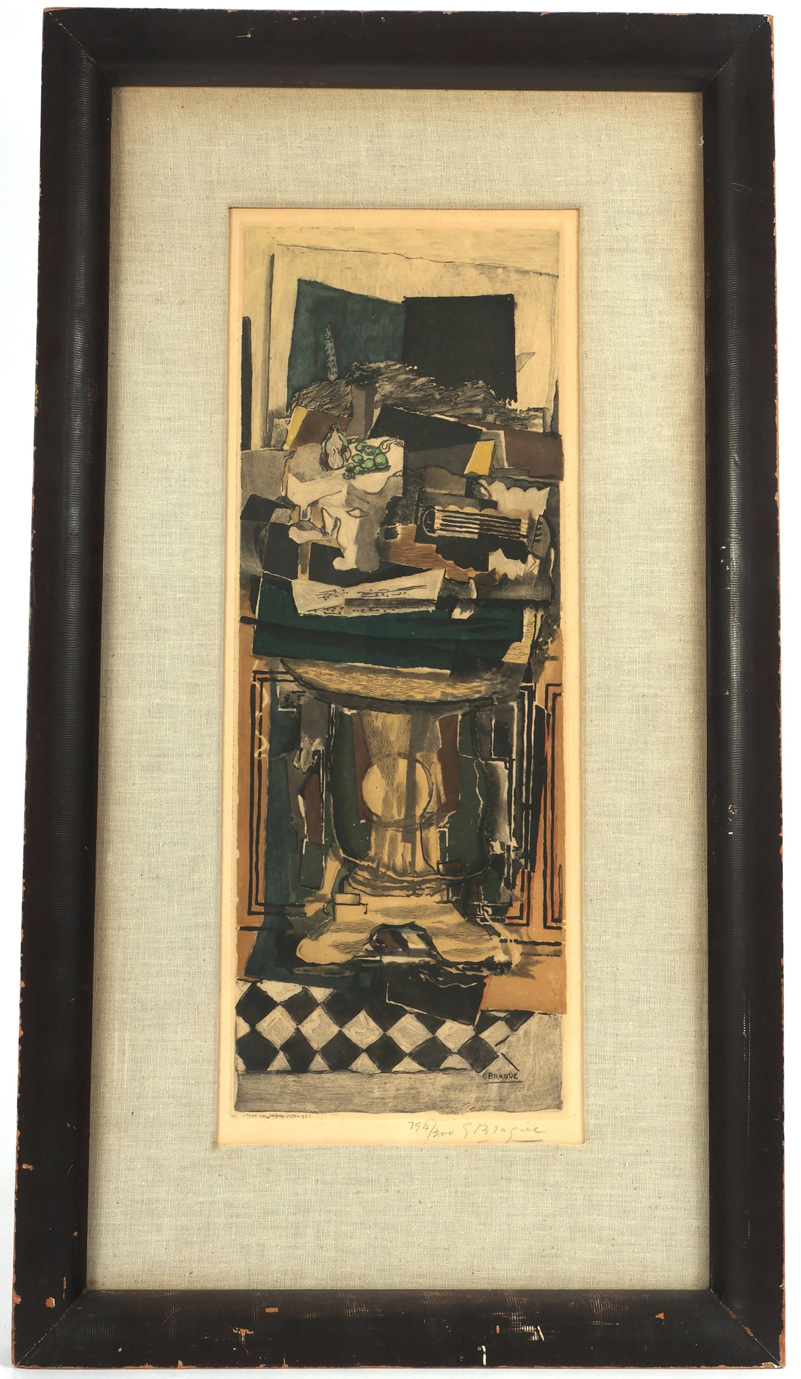 GEORGES BRAQUE & J. VILLON STILL LIFE AQUATINT SIGNED (1 of 7)