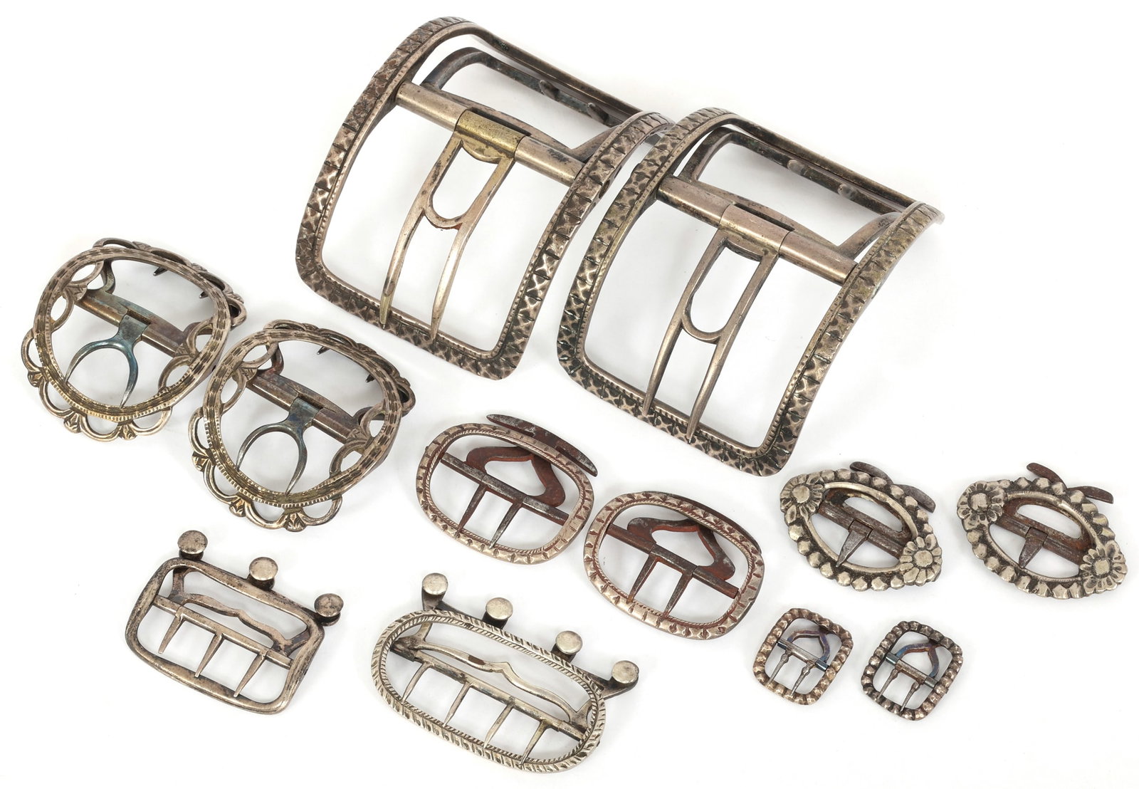 STERLING SILVER SHOE & APPAREL BUCKLES (1 of 11)