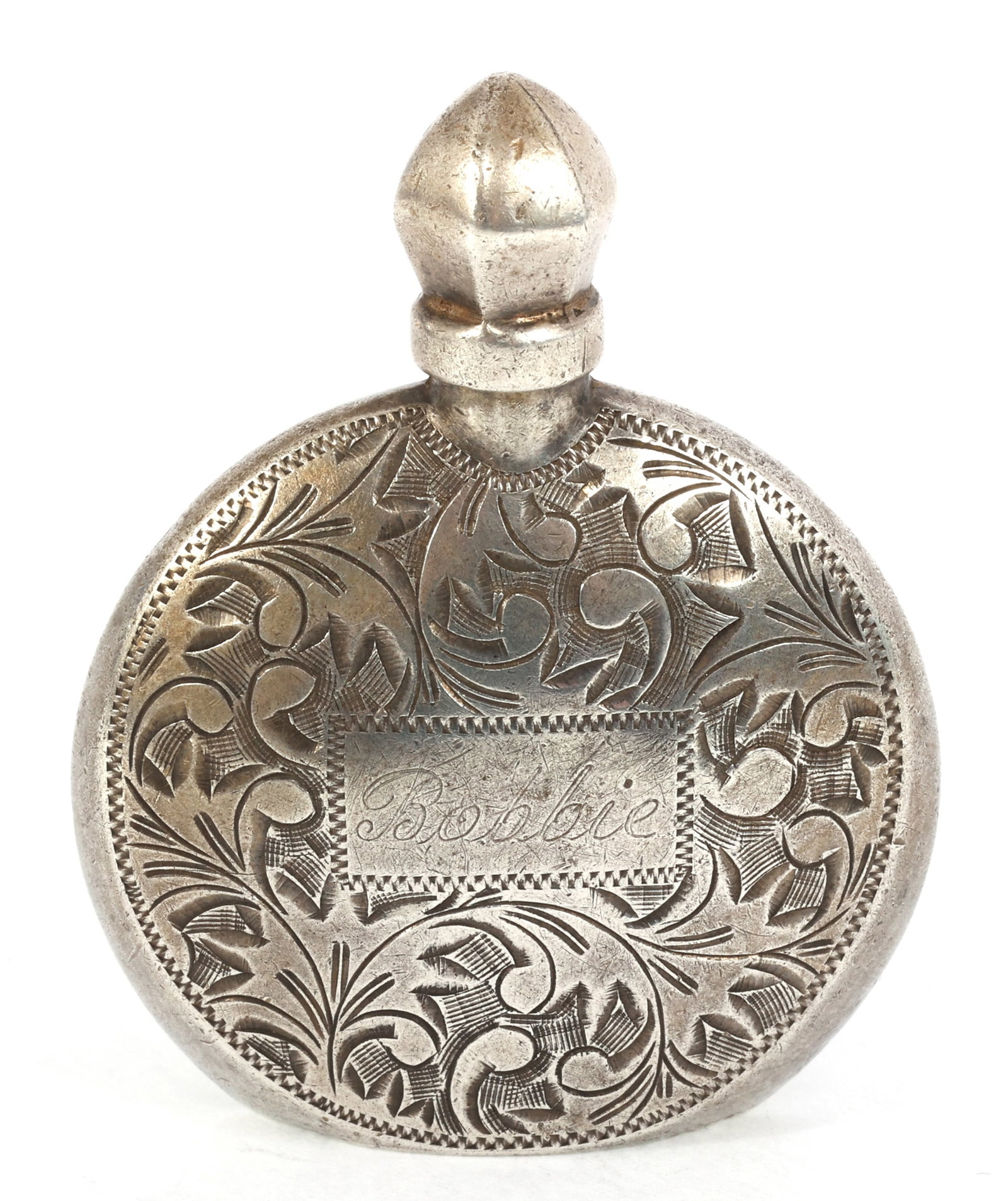.950 SILVER MINIATURE PERFUME BOTTLE (1 of 4)