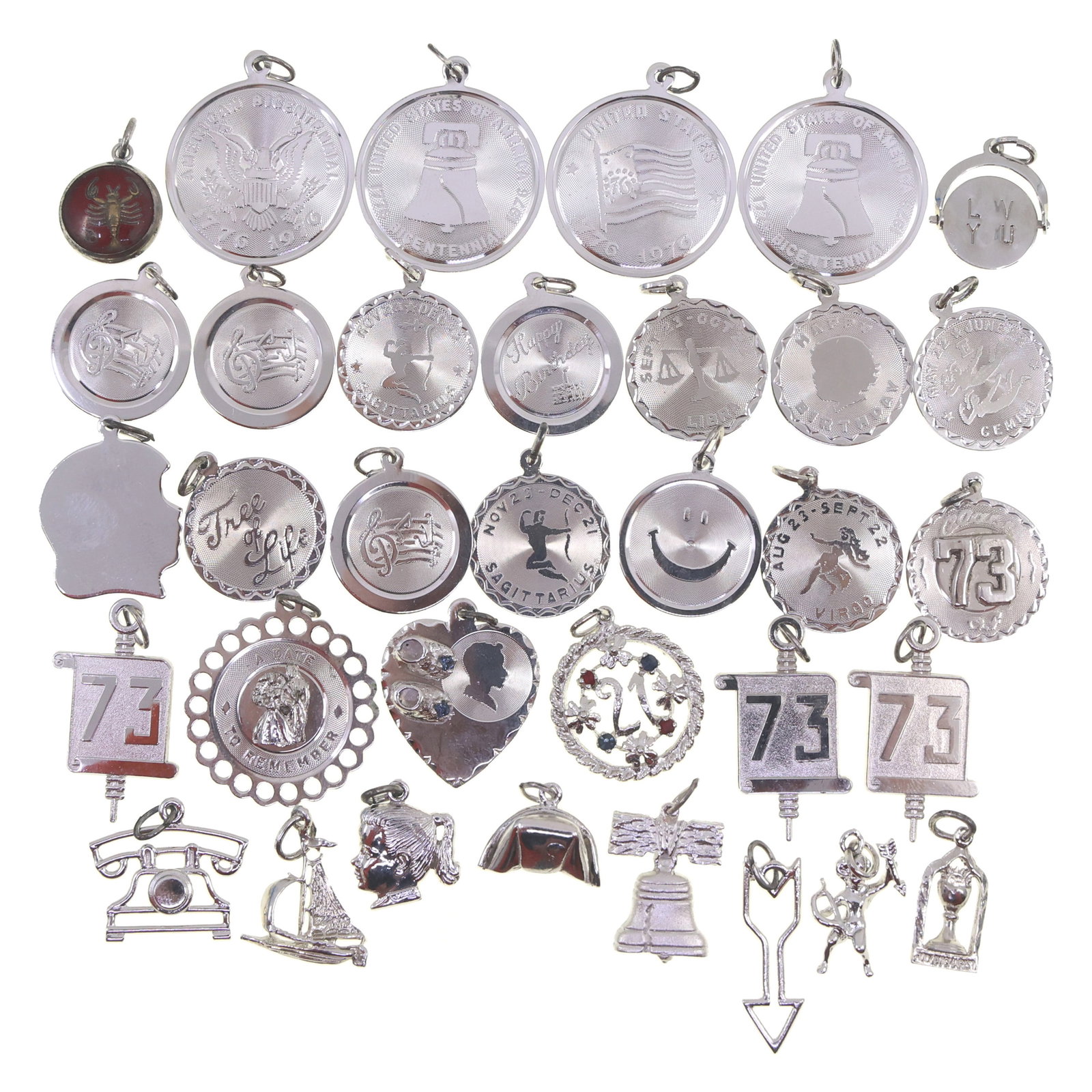 STERLING SILVER NOVELTY CHARMS