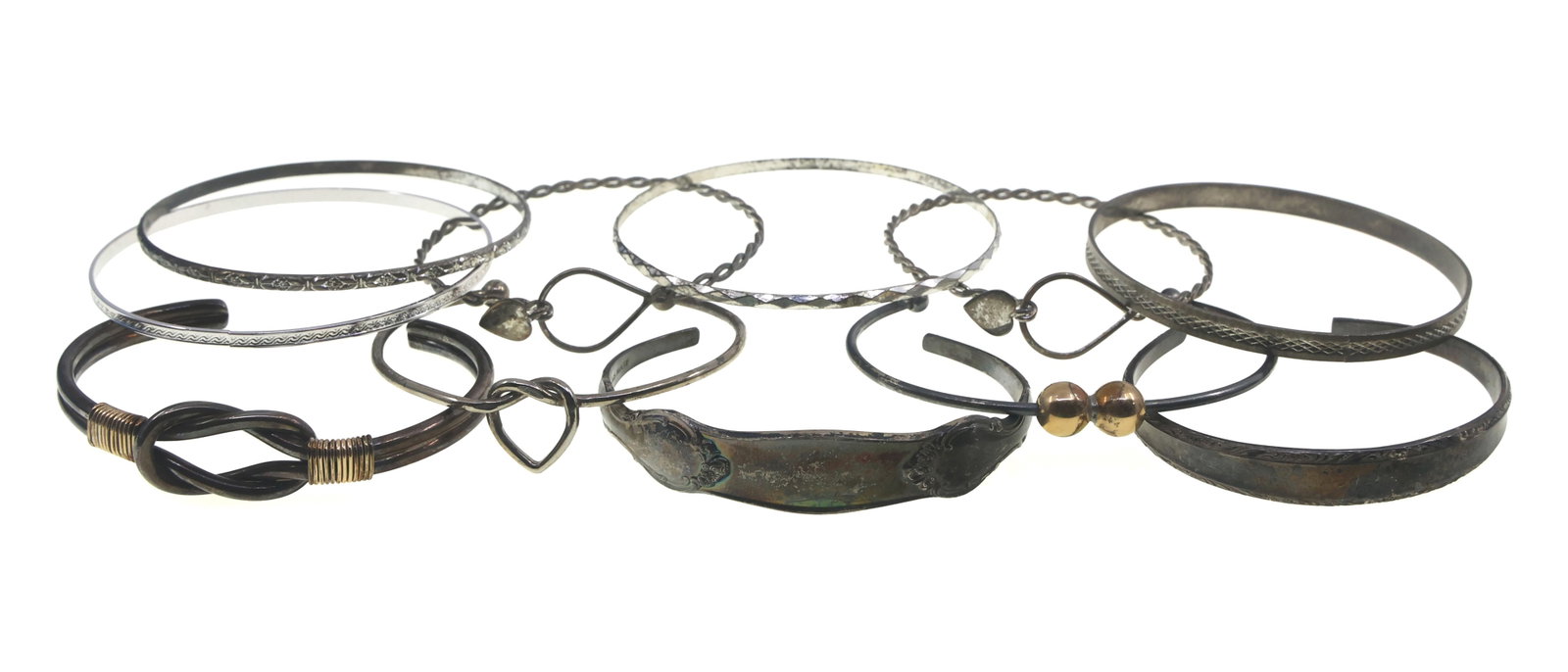 STERLING SILVER FASHION CUFF & BANGLE BRACELETS (1 of 18)