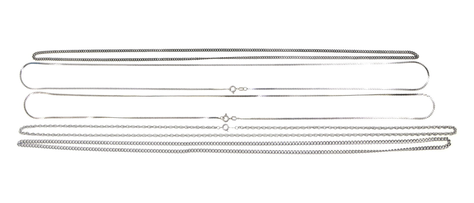 STERLING SILVER CHAINS - 10